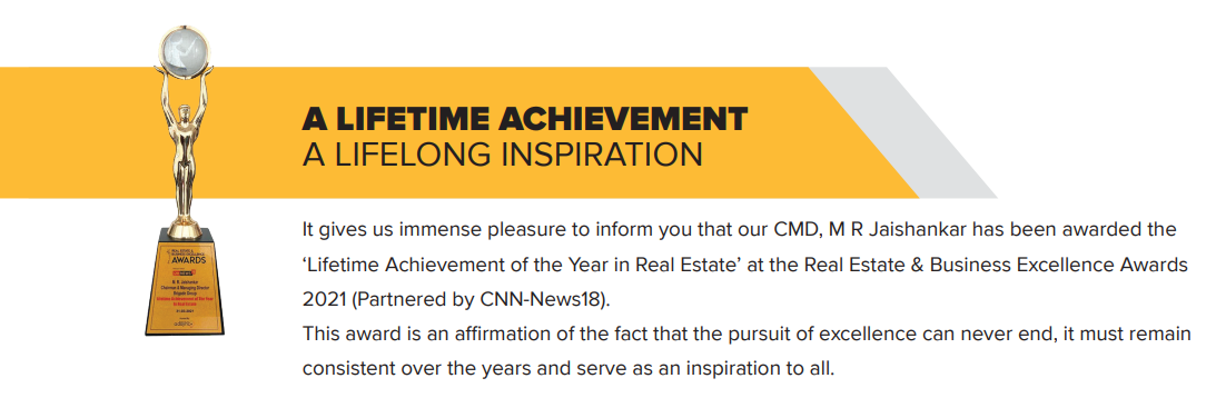 Lifetime achievement