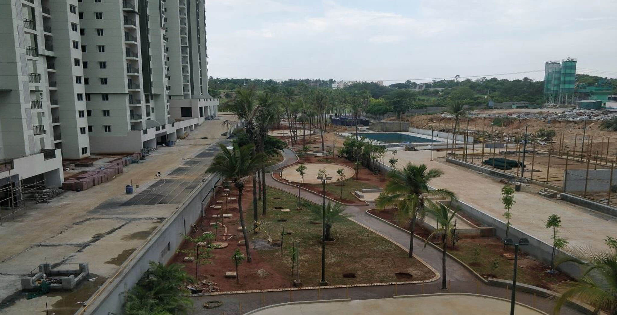 Jun 2018 - Landscape area—post tree plantation