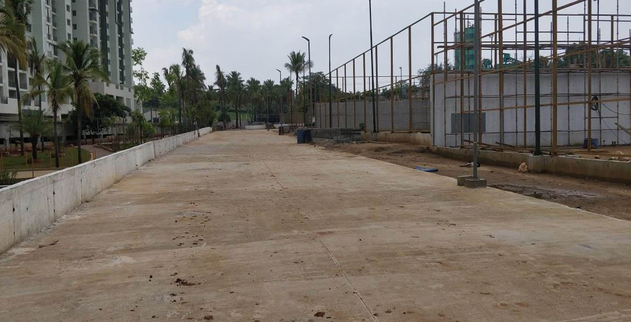 Jun 2018 - Pathway Leading to Phase 3: Concrete work completed