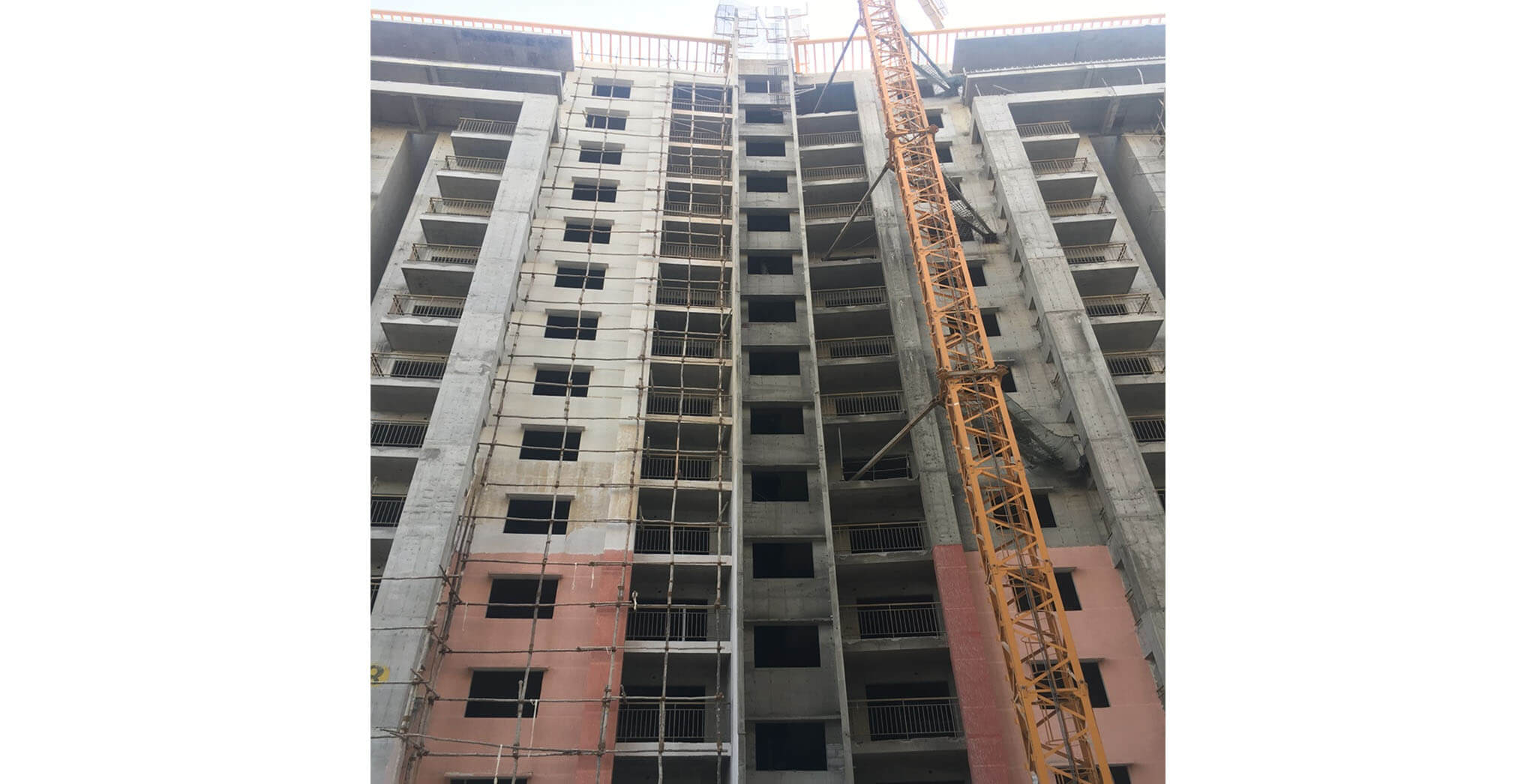 Feb 2018 - Q Wing—External painting started