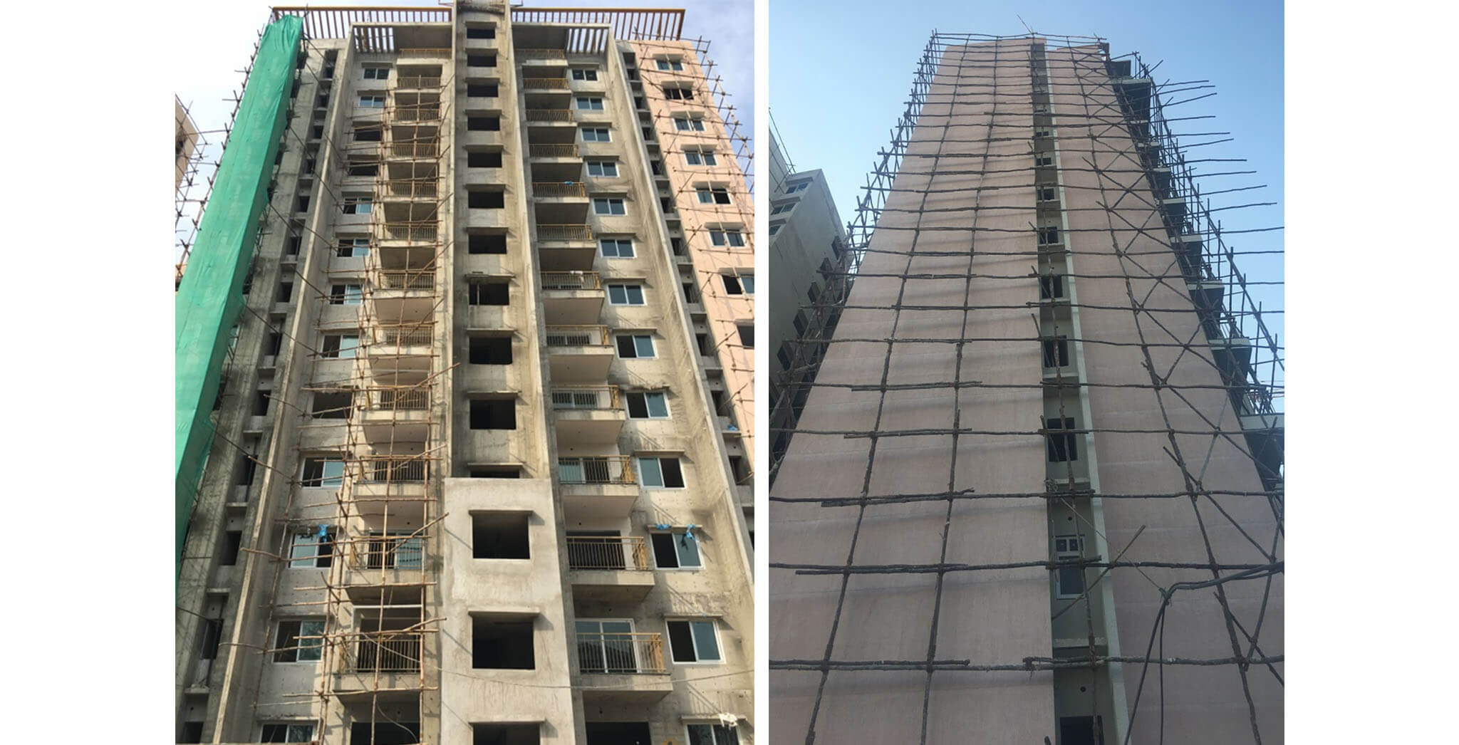 Mar 2018 - Crimson block—R wing external painting in process