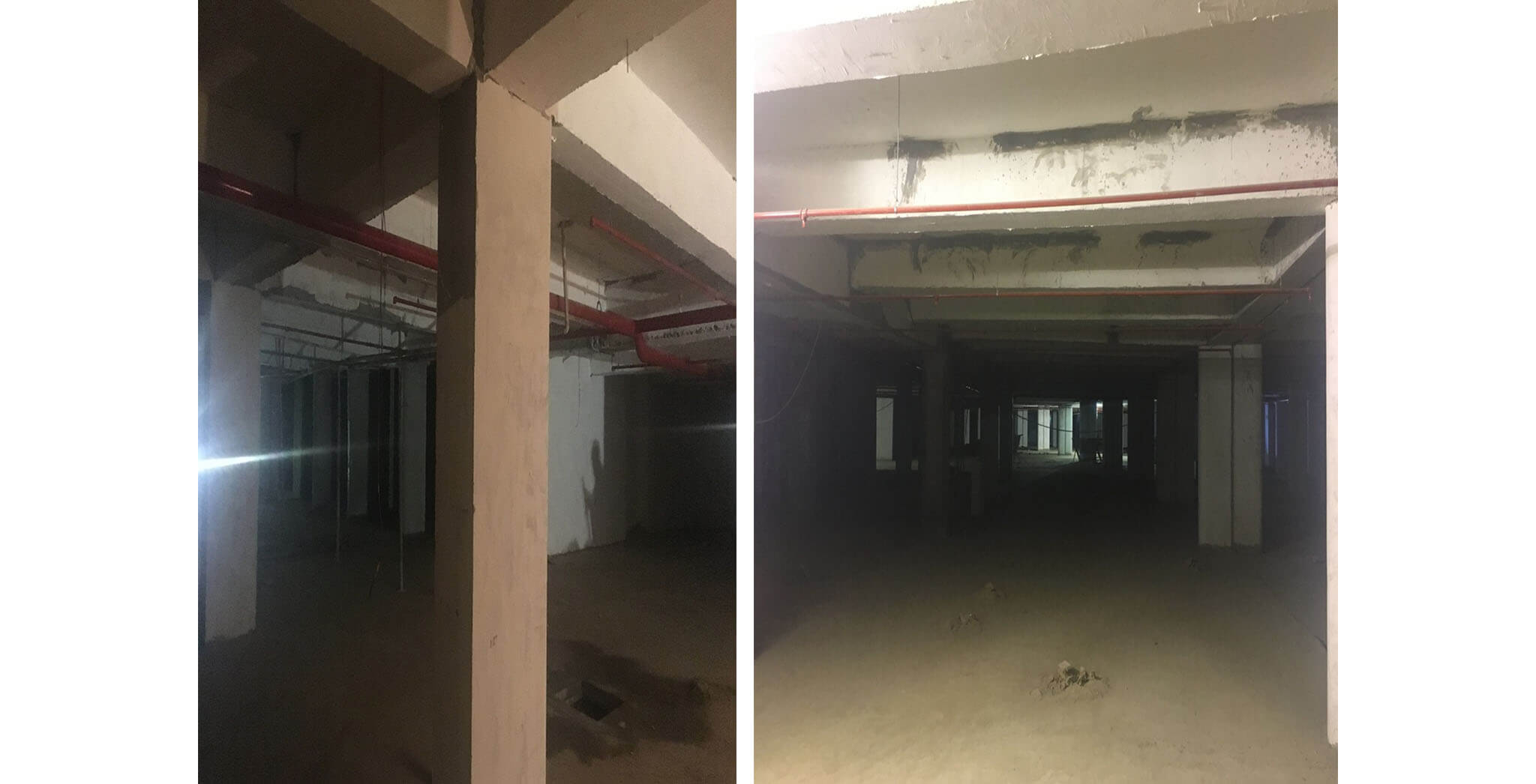 Mar 2018 - Crimson block—Upper basement fire work progress
