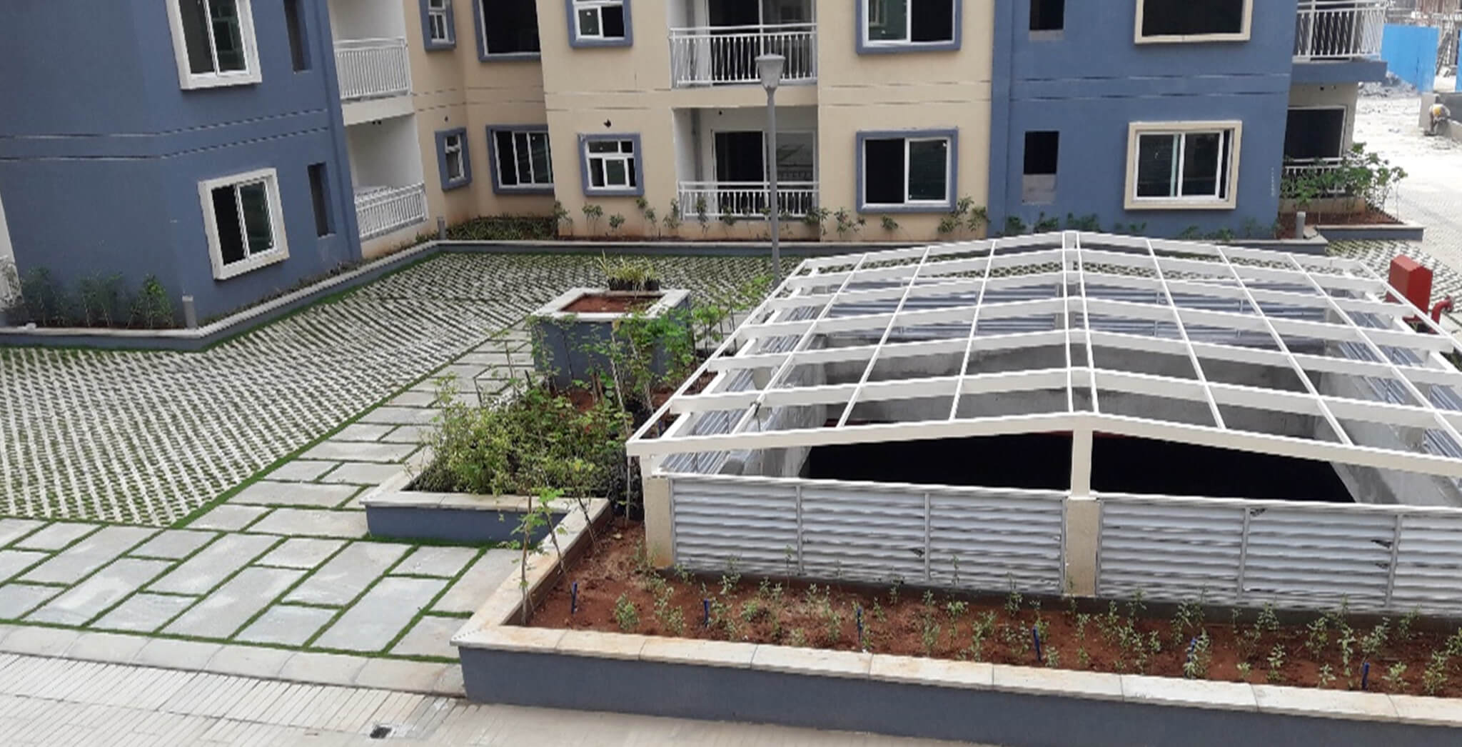 Nov 2018 - Tower B and I courtyard