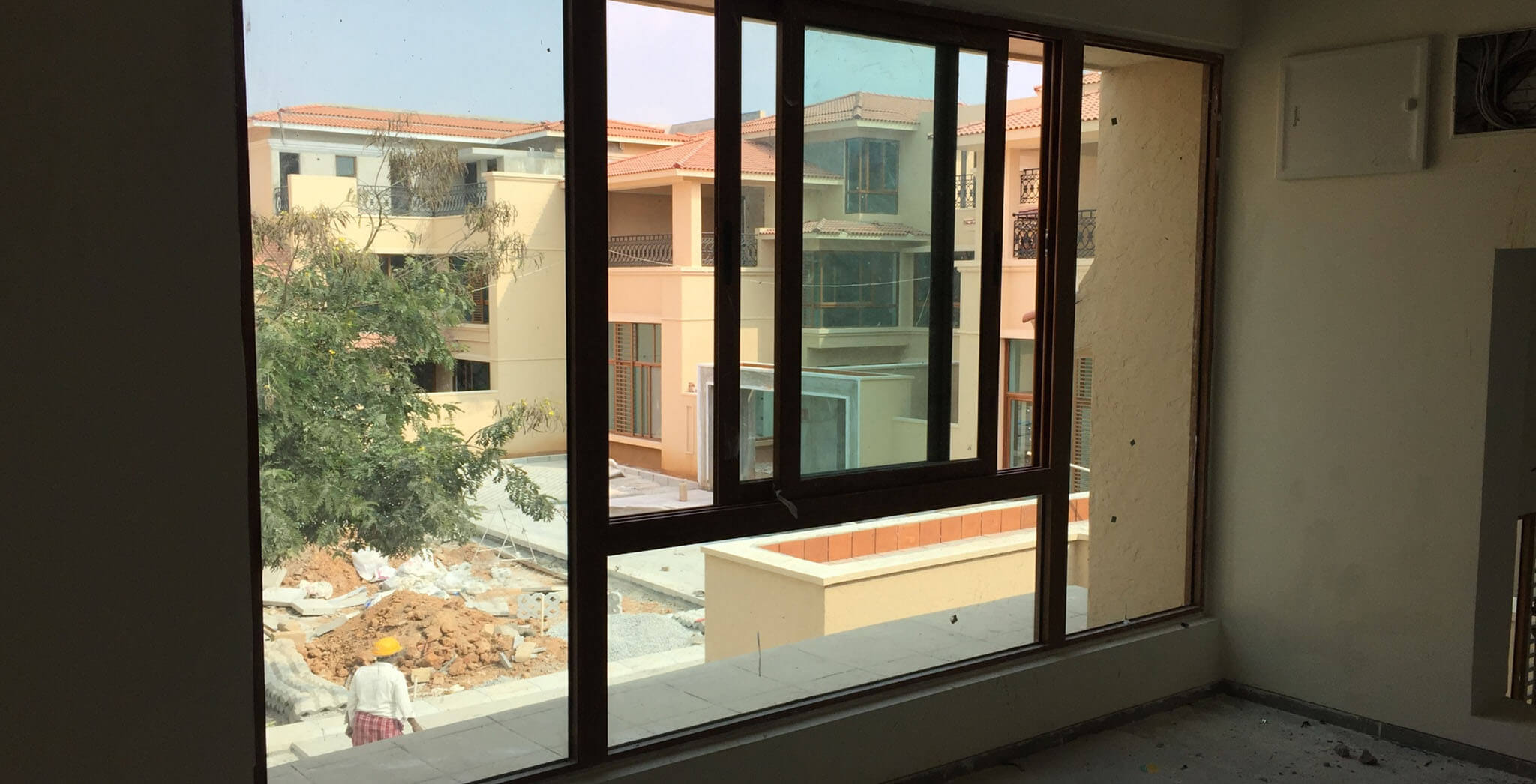 Dec 2018 - Villas window installation work-in-progress