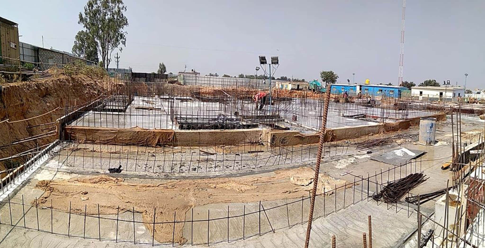 Apr 2019 - S-Block: Ground Floor slab completed
