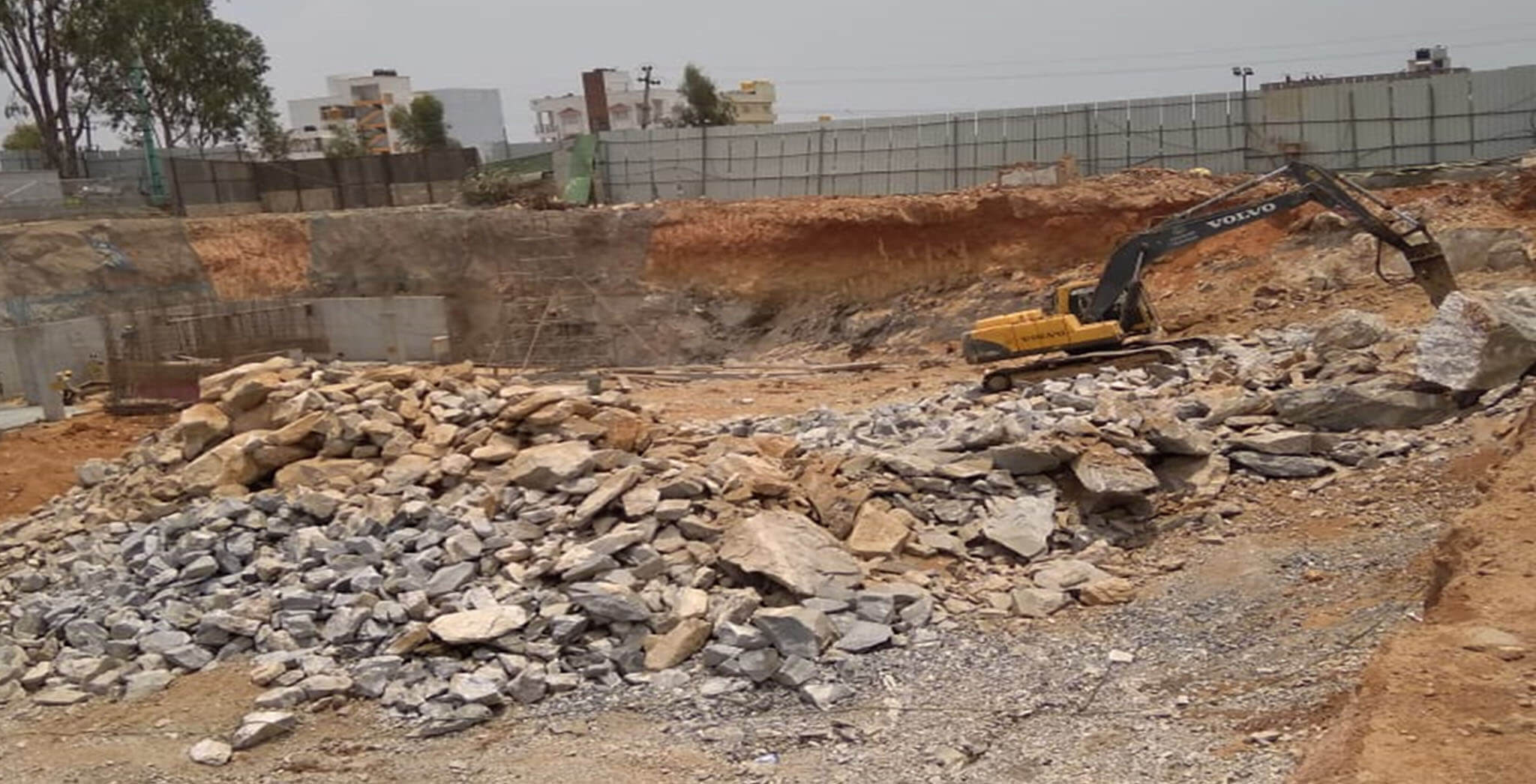 Apr 2019 - P-Block: Excavation work-in-progress