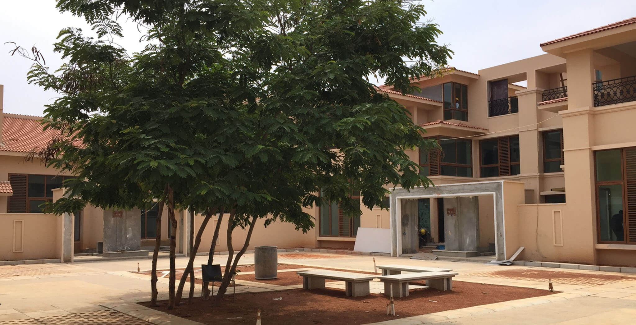 Apr 2019 - B-cluster: External Hard finishing works completed