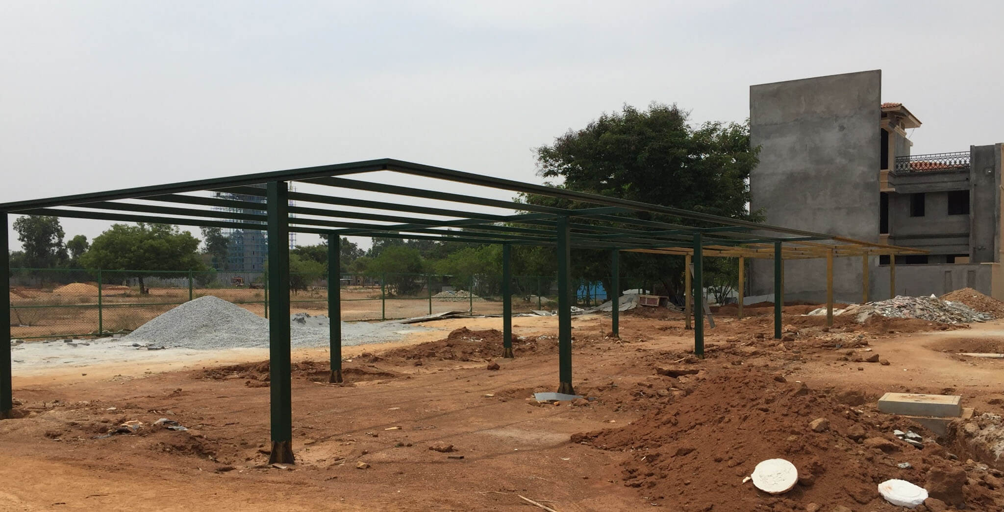 Apr 2019 - Villas: Car Parking work-in-progress
