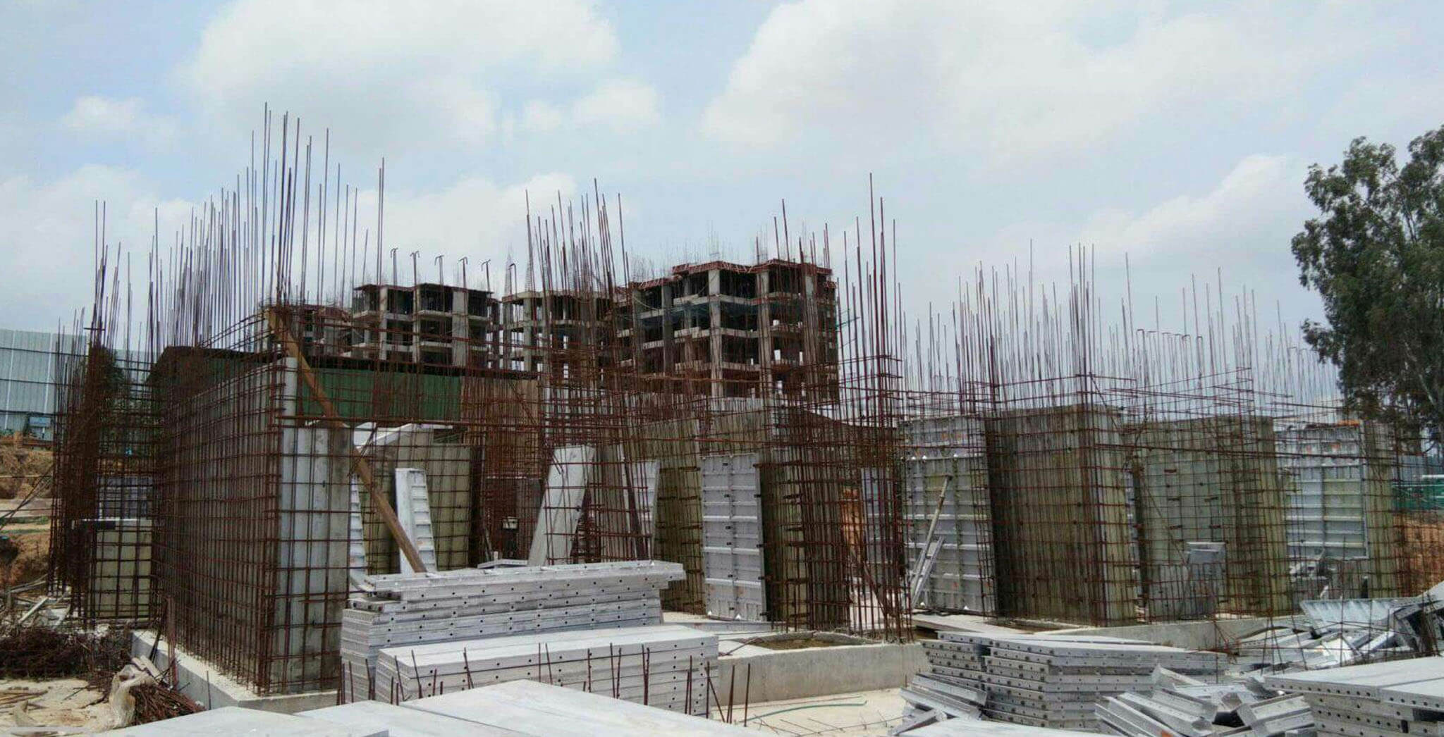 Jun 2019 - S-Block: First floor slab work-in-progress