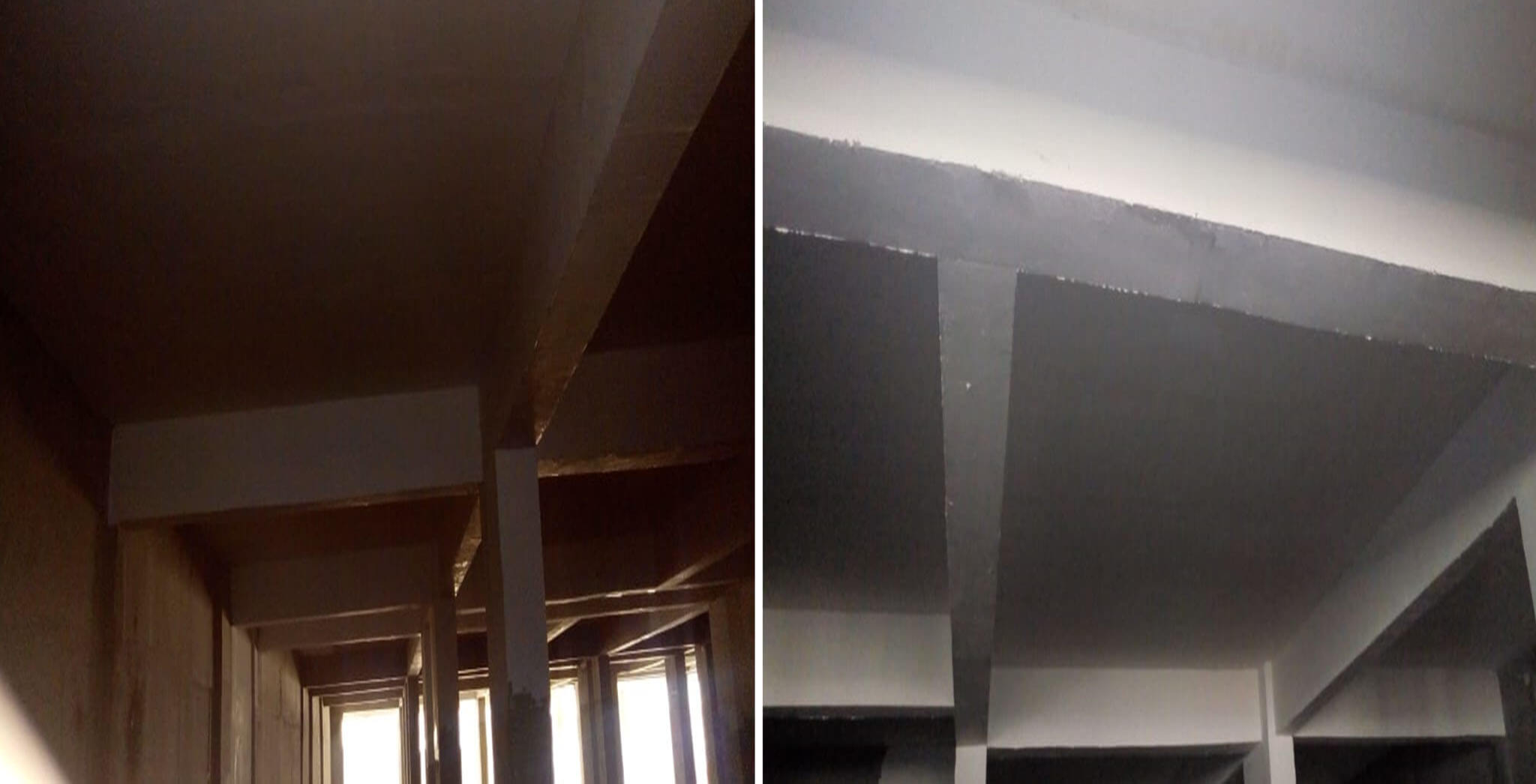 Aug 2019 - Tower F: Putty works at Lower basement