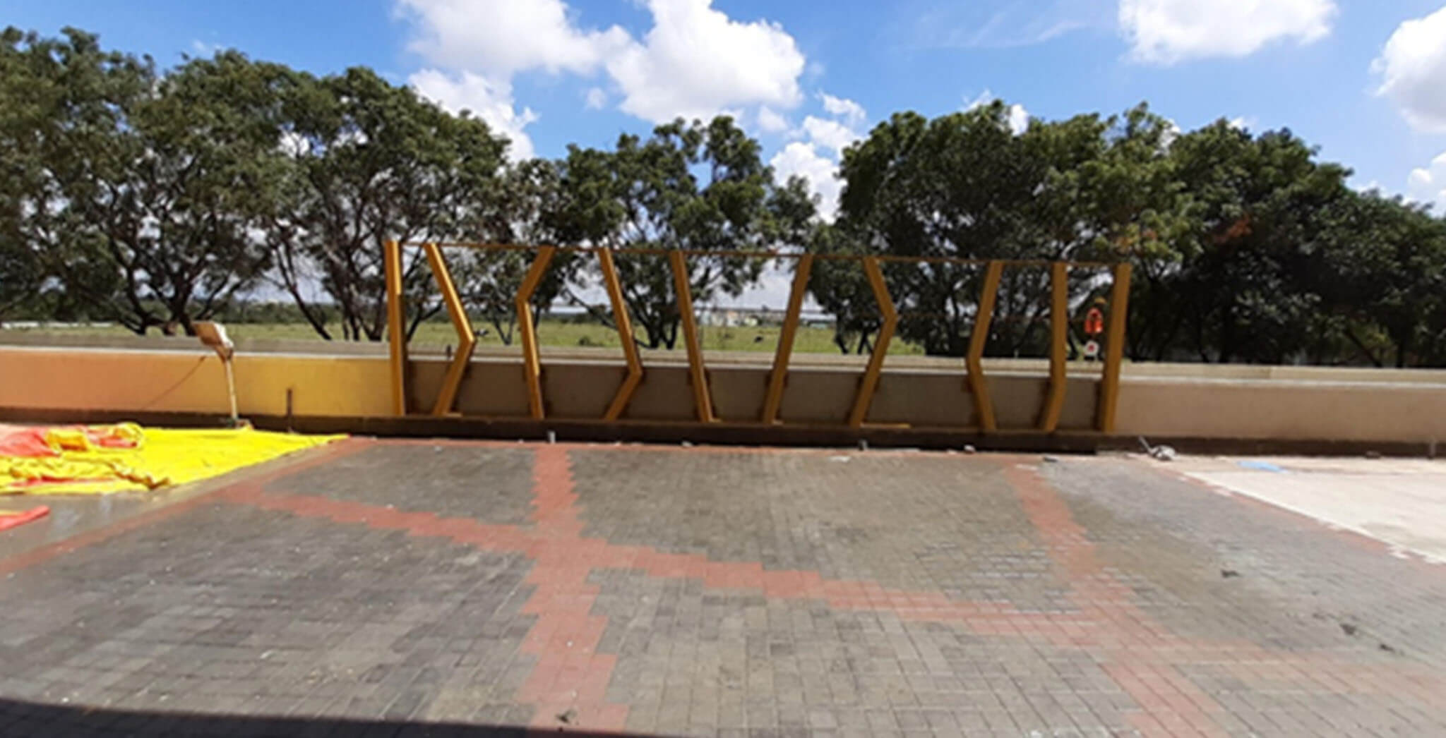 Oct 2019 - Drop-off Plaza in front of Tower C