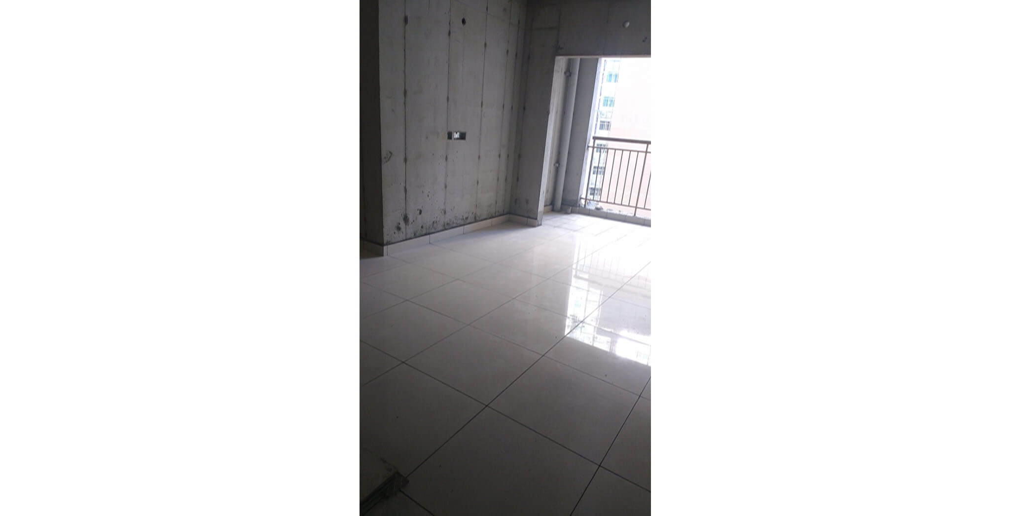 Oct 2019 - Tower A: Tiling work completed up to 3rd floor level