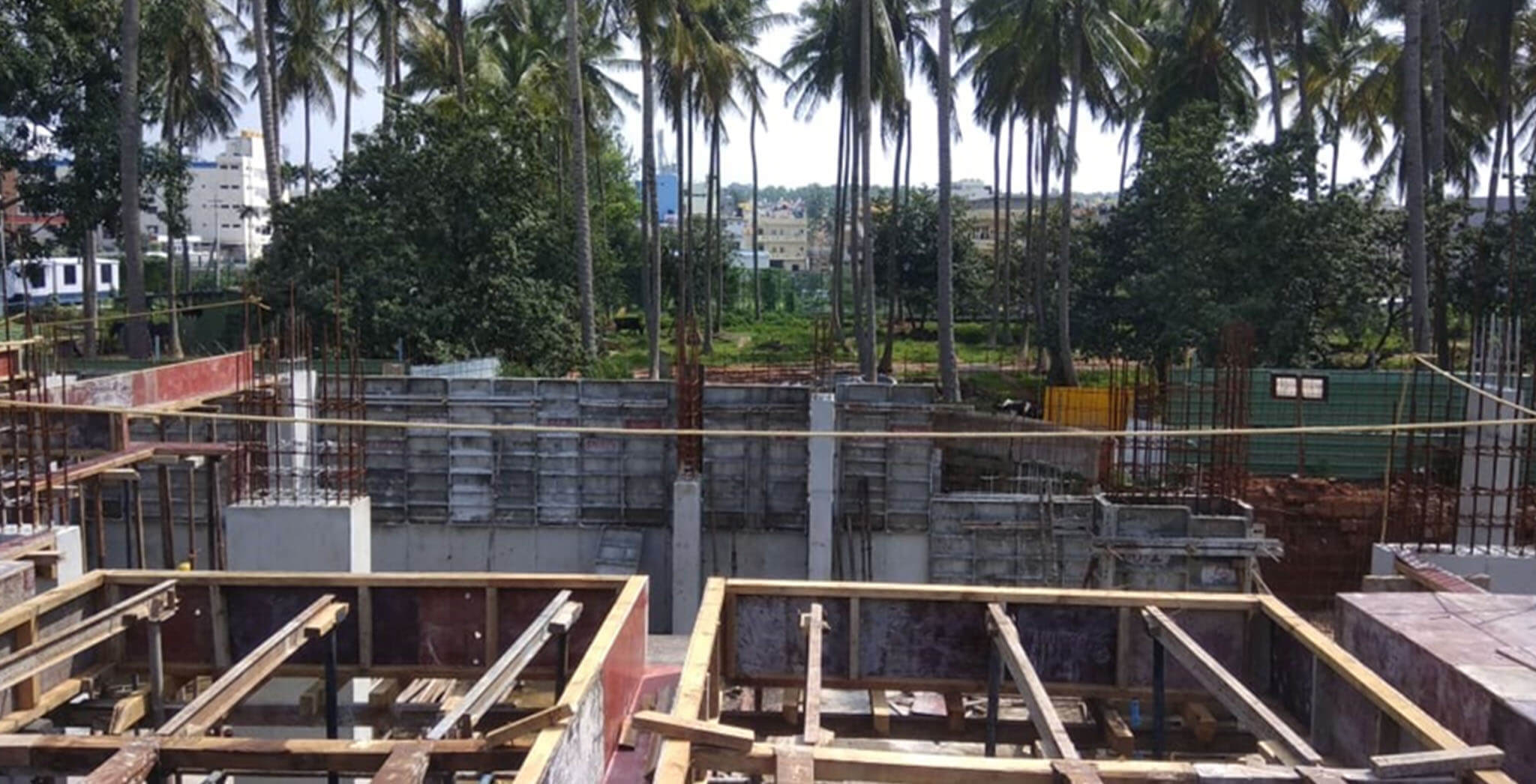 Oct 2019 - Retaining wall on south side work-in-progress