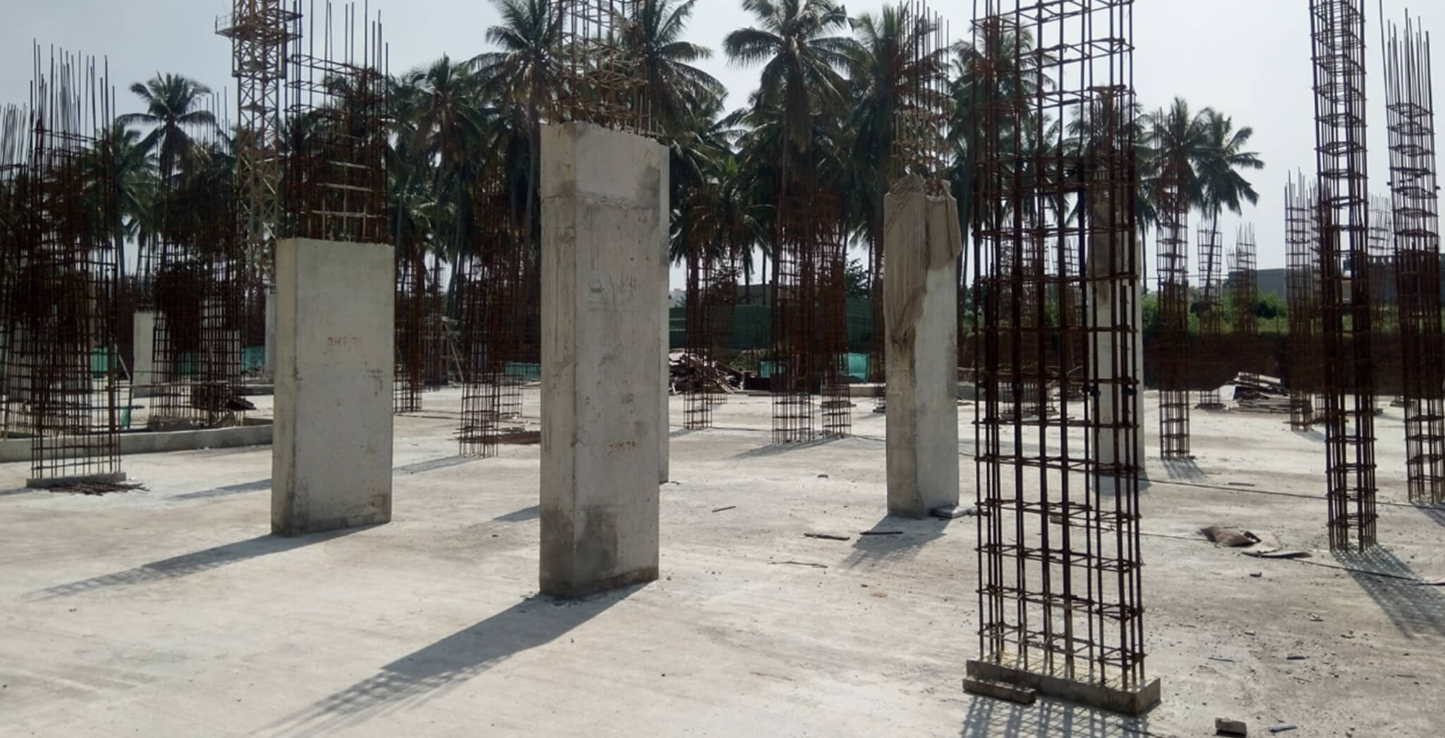 Nov 2019 - Tower C: Upper basement to ground floor column work-in-progress.