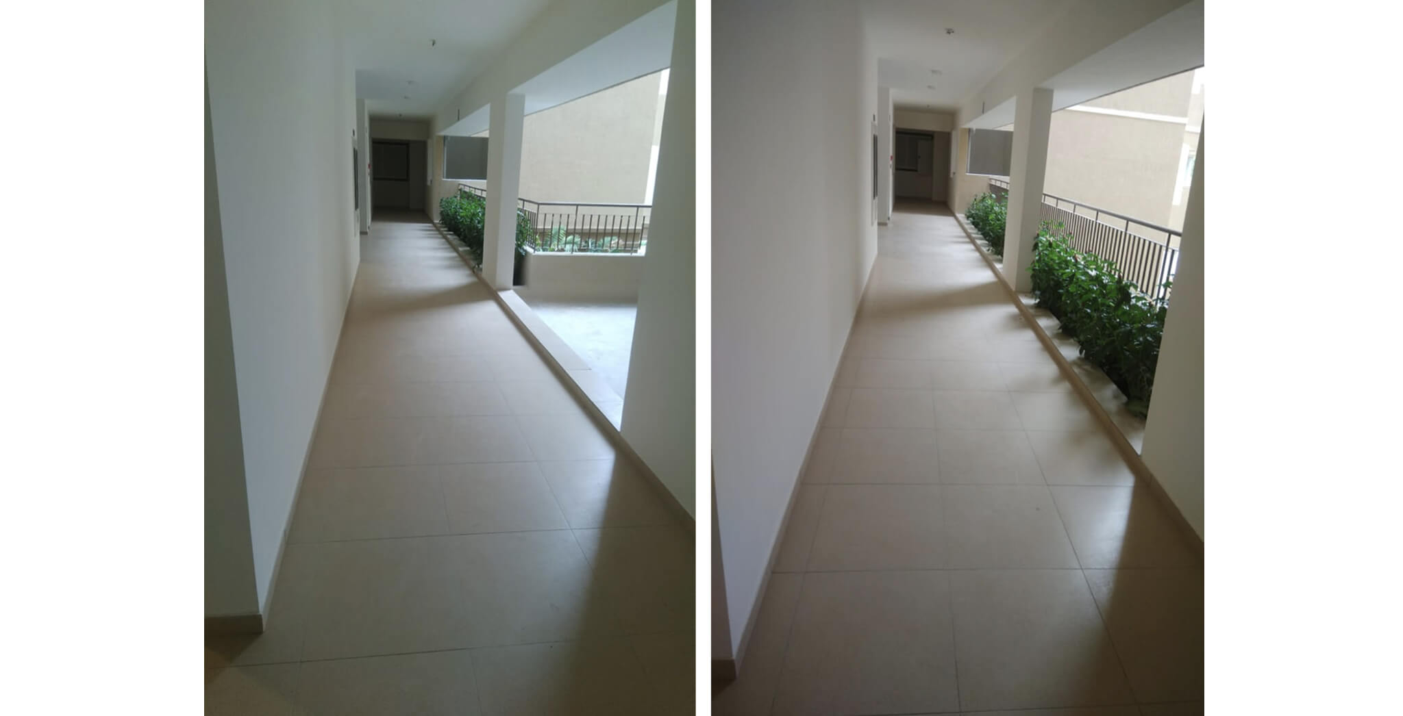 Nov 2019 - Deodar—B block: Corridor–Final coat, painting completed