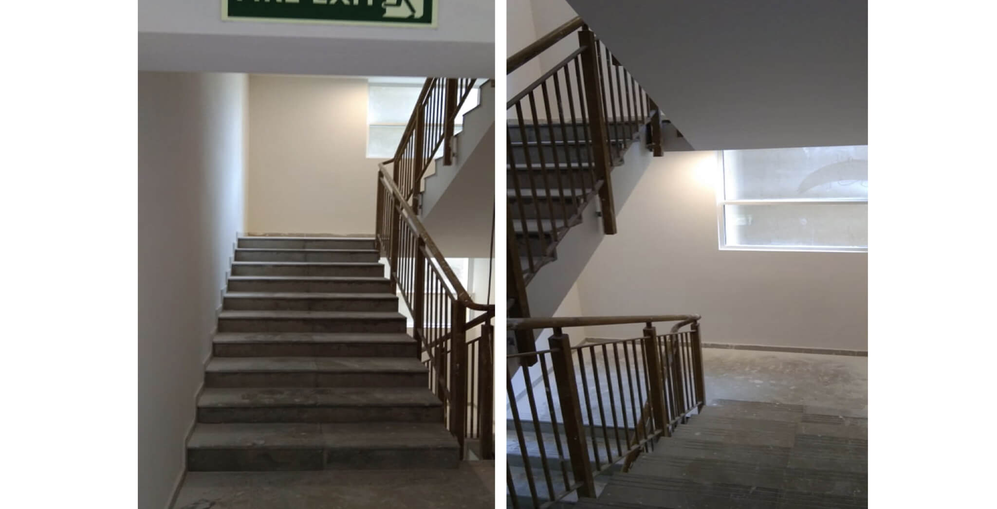 Nov 2019 - Deodar—C block: Staircase—Final coat of paint work-in-progress