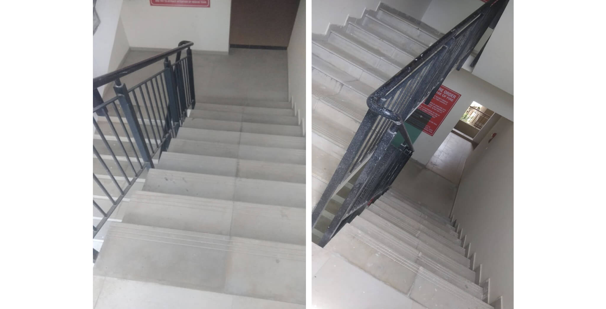 Nov 2019 - Deodar—E block: Staircase—Final coat of paint work-in-progress