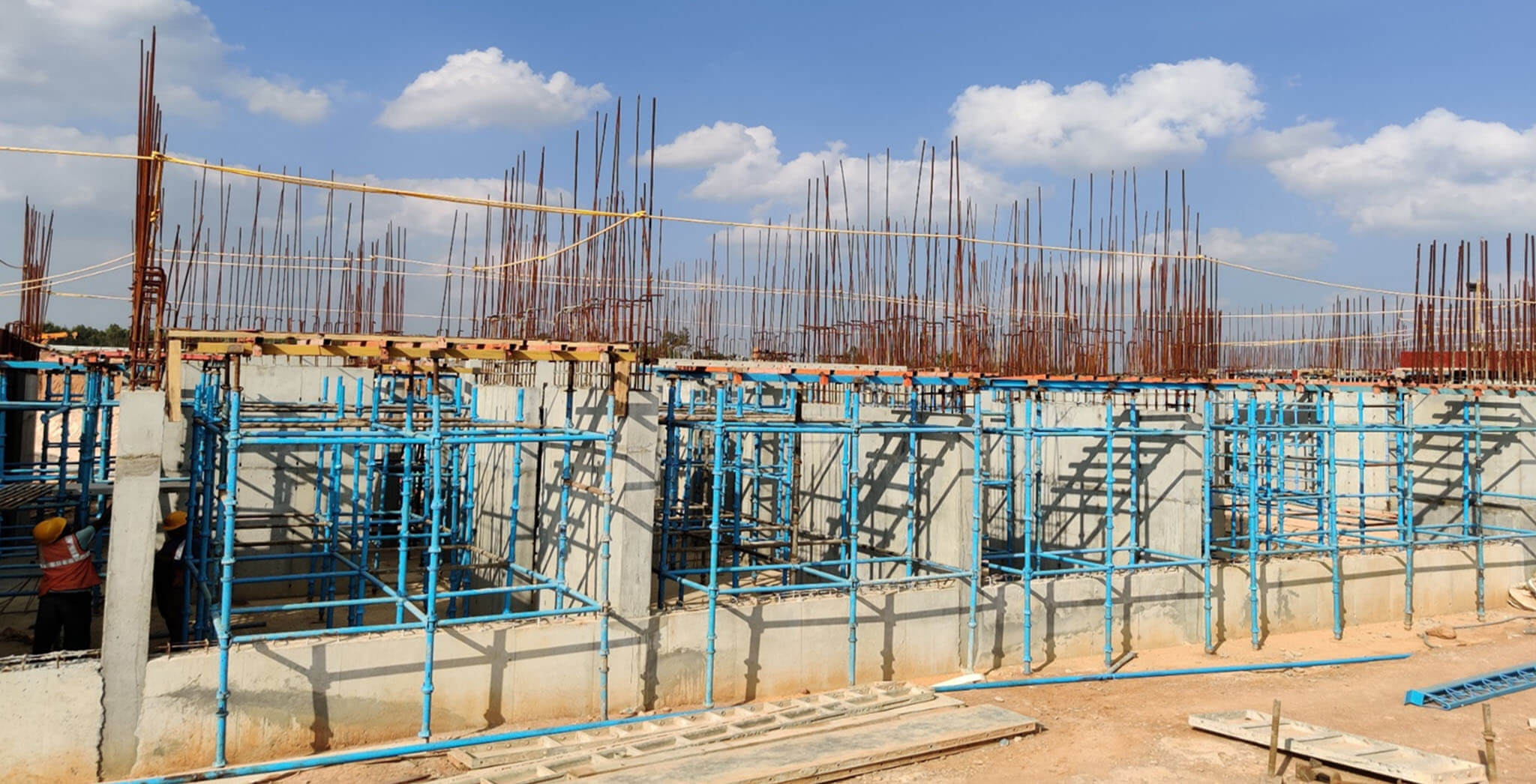 Dec 2019 - Gallium Block: Basement level columns