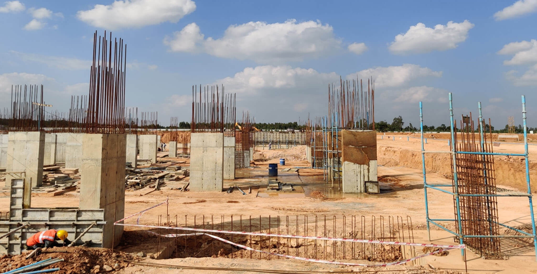 Dec 2019 - Gallium Block: Multi-level car park columns