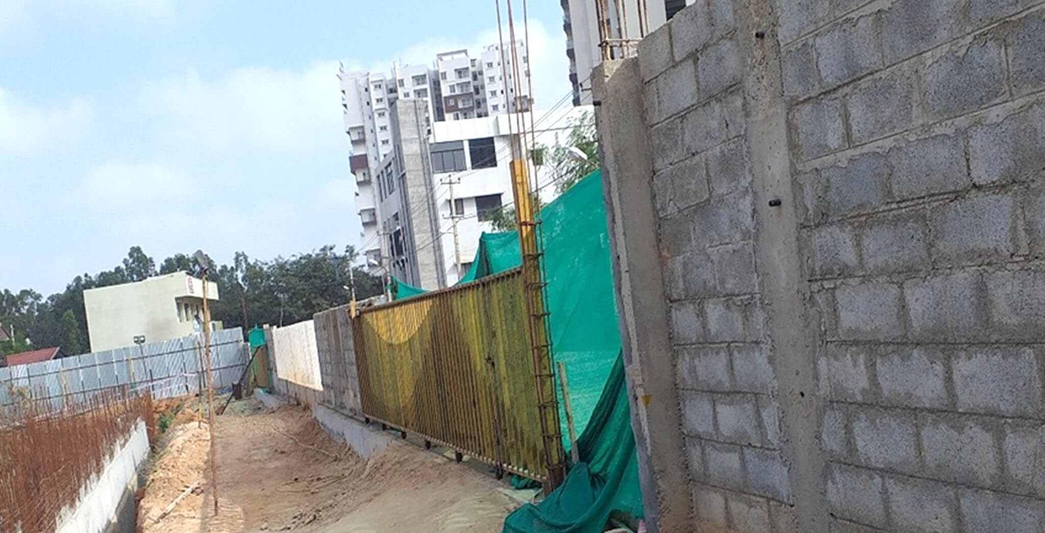 Jan 2020 - Gate erection for entry and exit completed