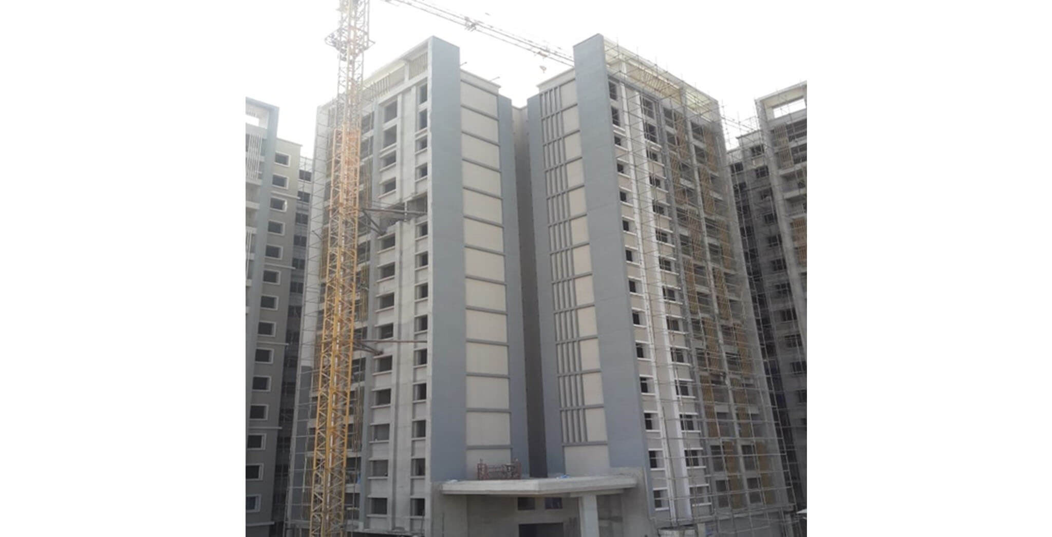 Jan 2020 - Tower C: External plastering, external painting and common area finishing in progress