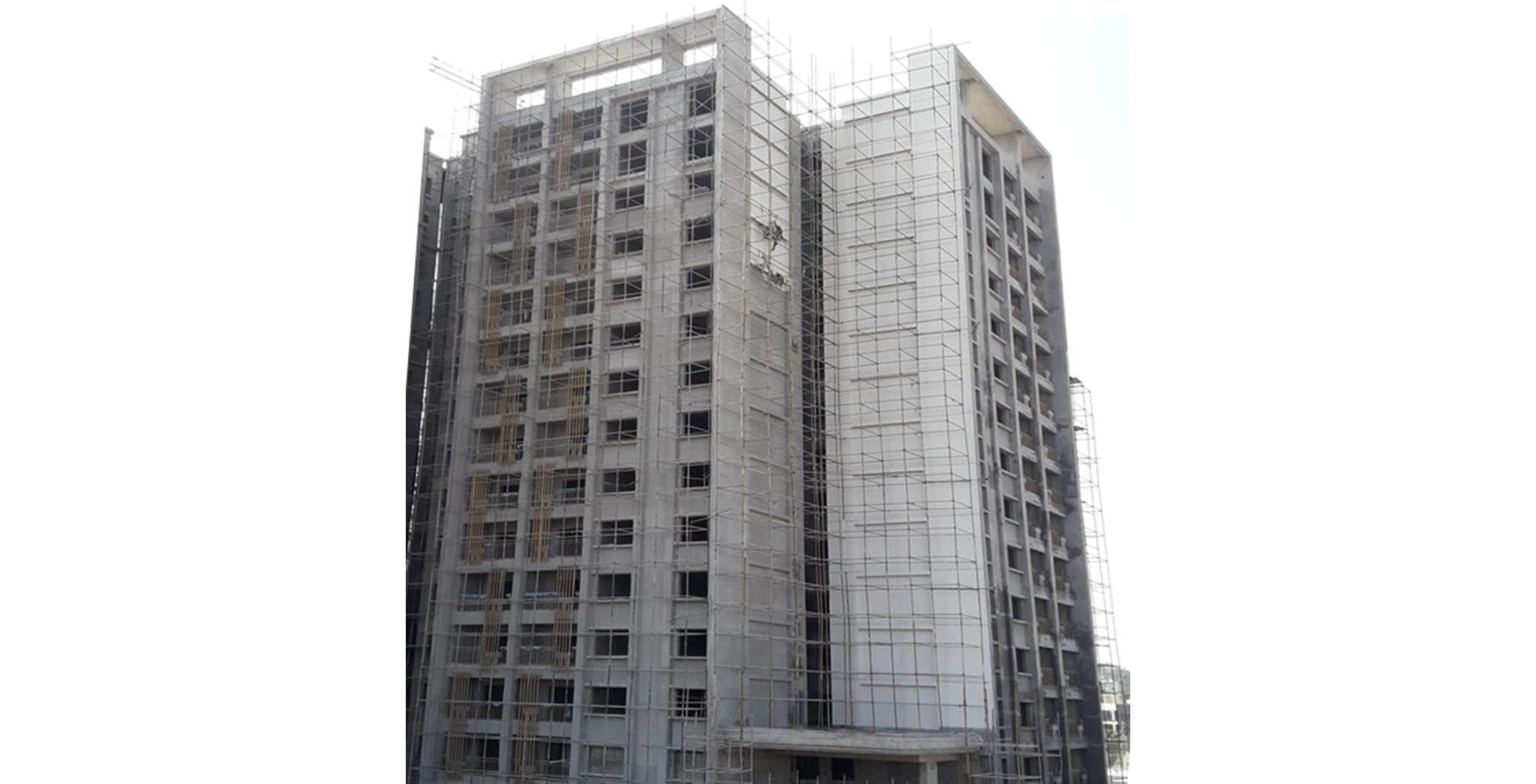 Jan 2020 - Tower B: External plastering and common area finishing in progress