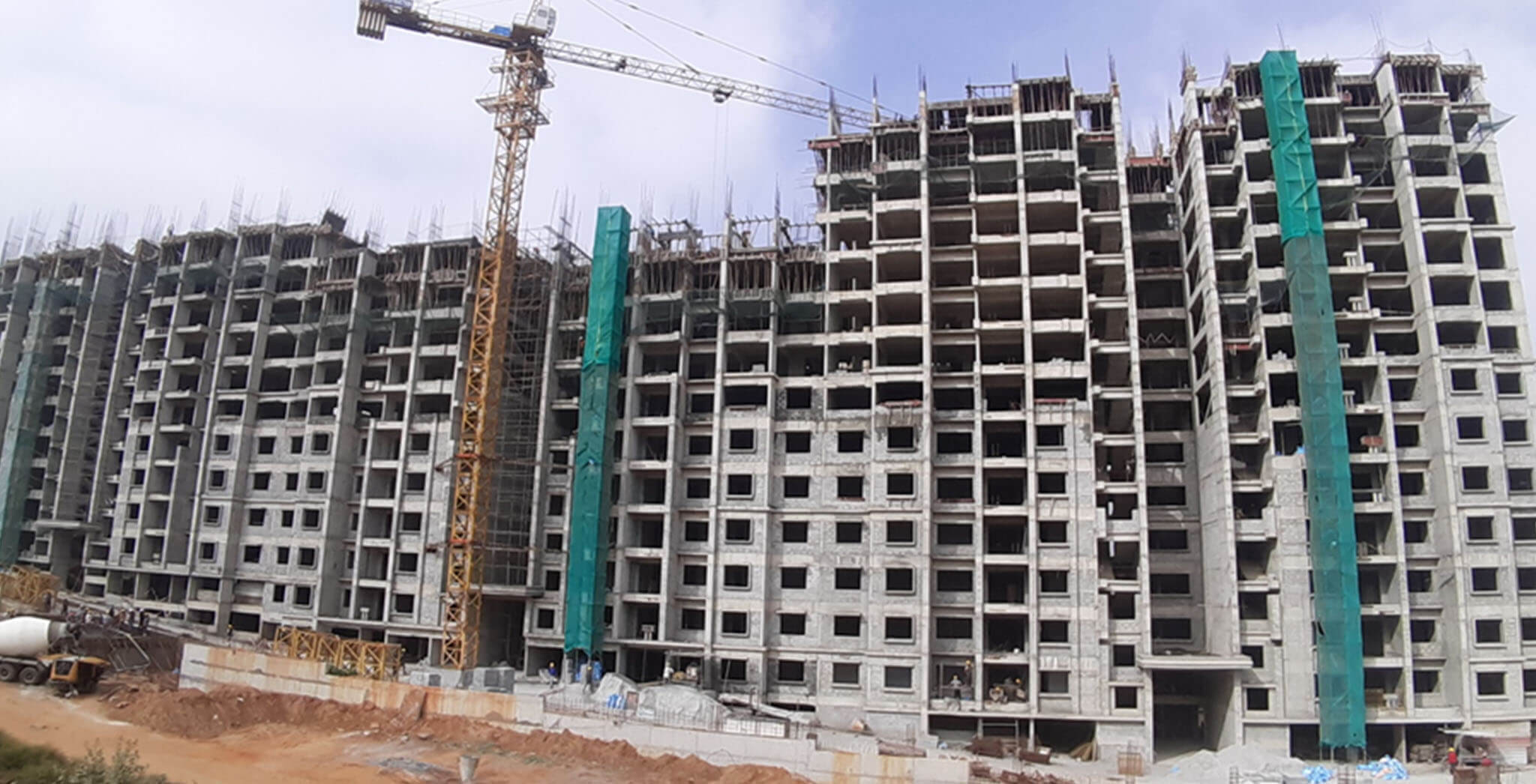 Jan 2020 - Towers E, F & G: Structure and internal work-in-progress