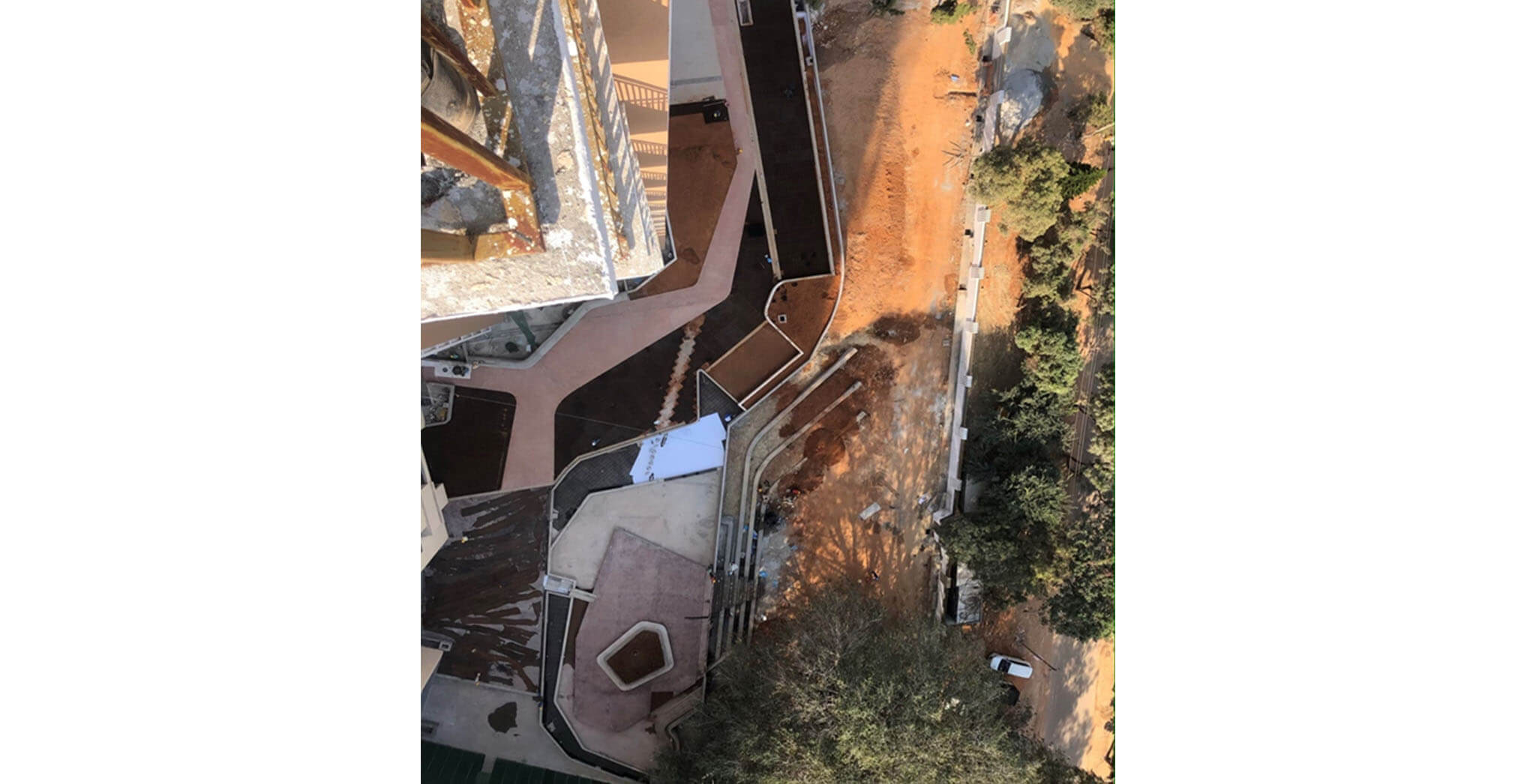 Jan 2020 - Landscape development on podium