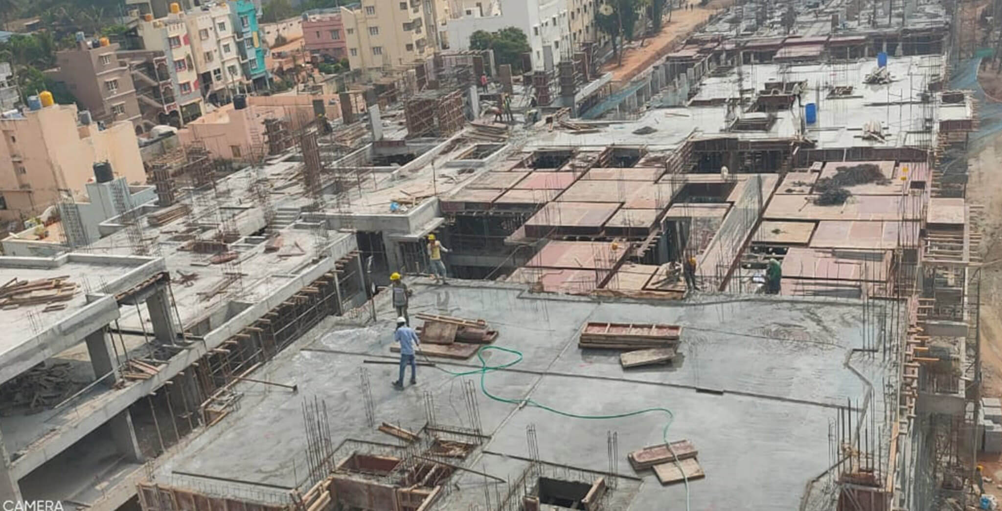 Mar 2020 - Tower-D: Fourth floor and terrace floor slab work-in-progress