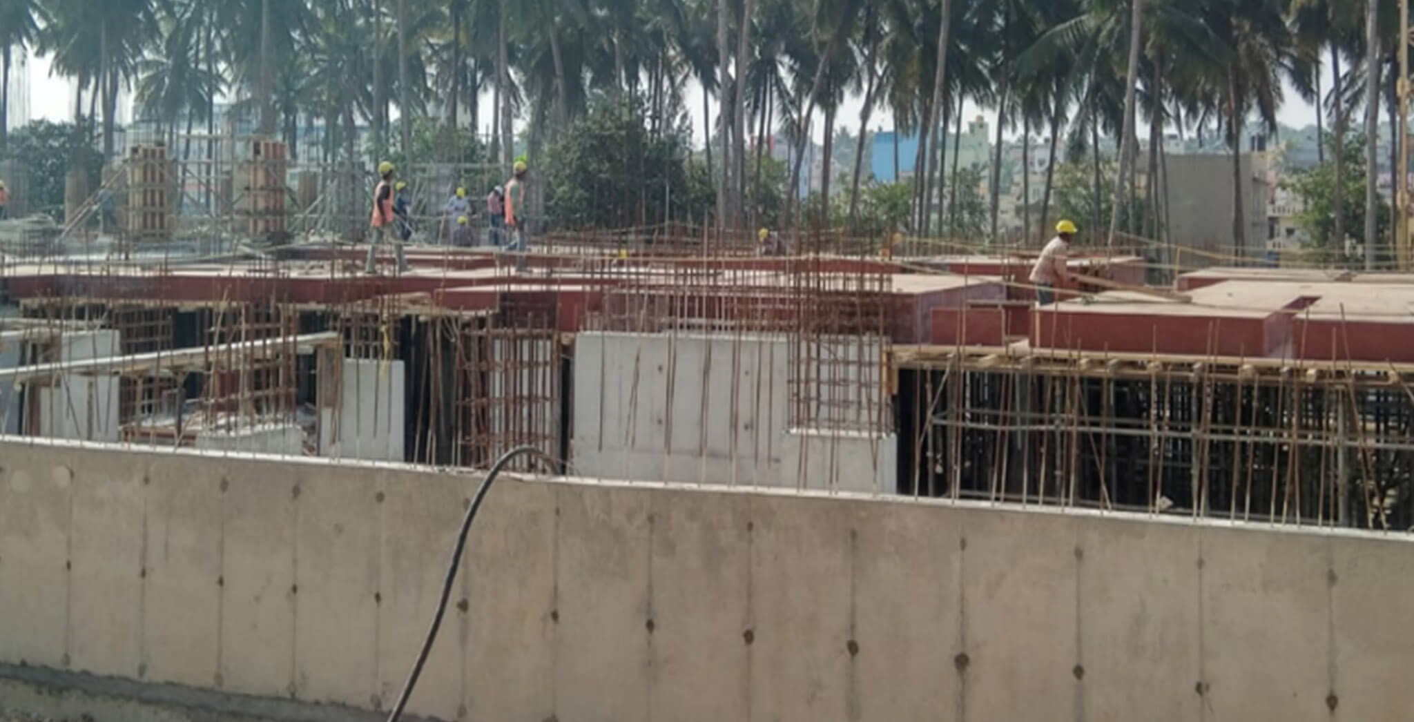 Mar 2020 - Tower-B: Ground floor slab work-in-progress