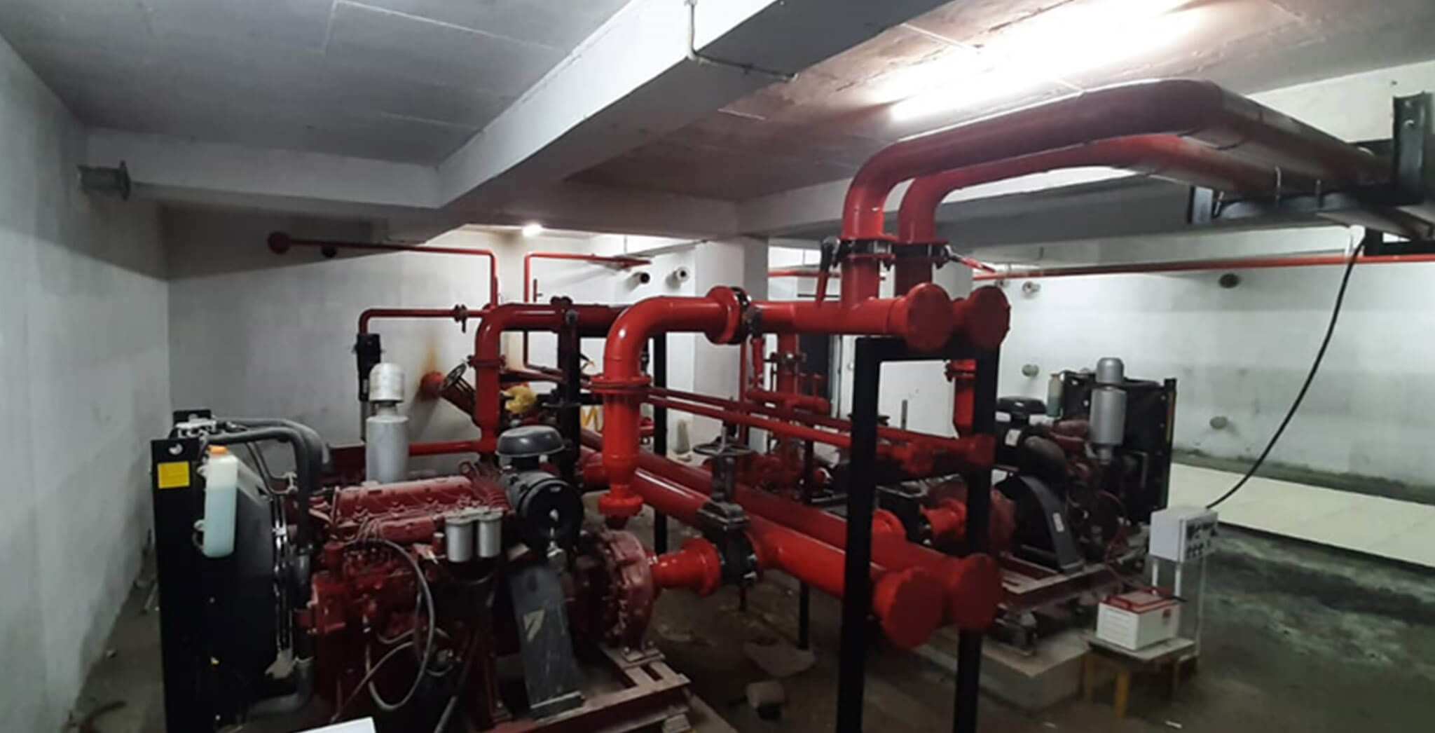 Mar 2020 - Pump room: Fire fighting pumps fixing completed