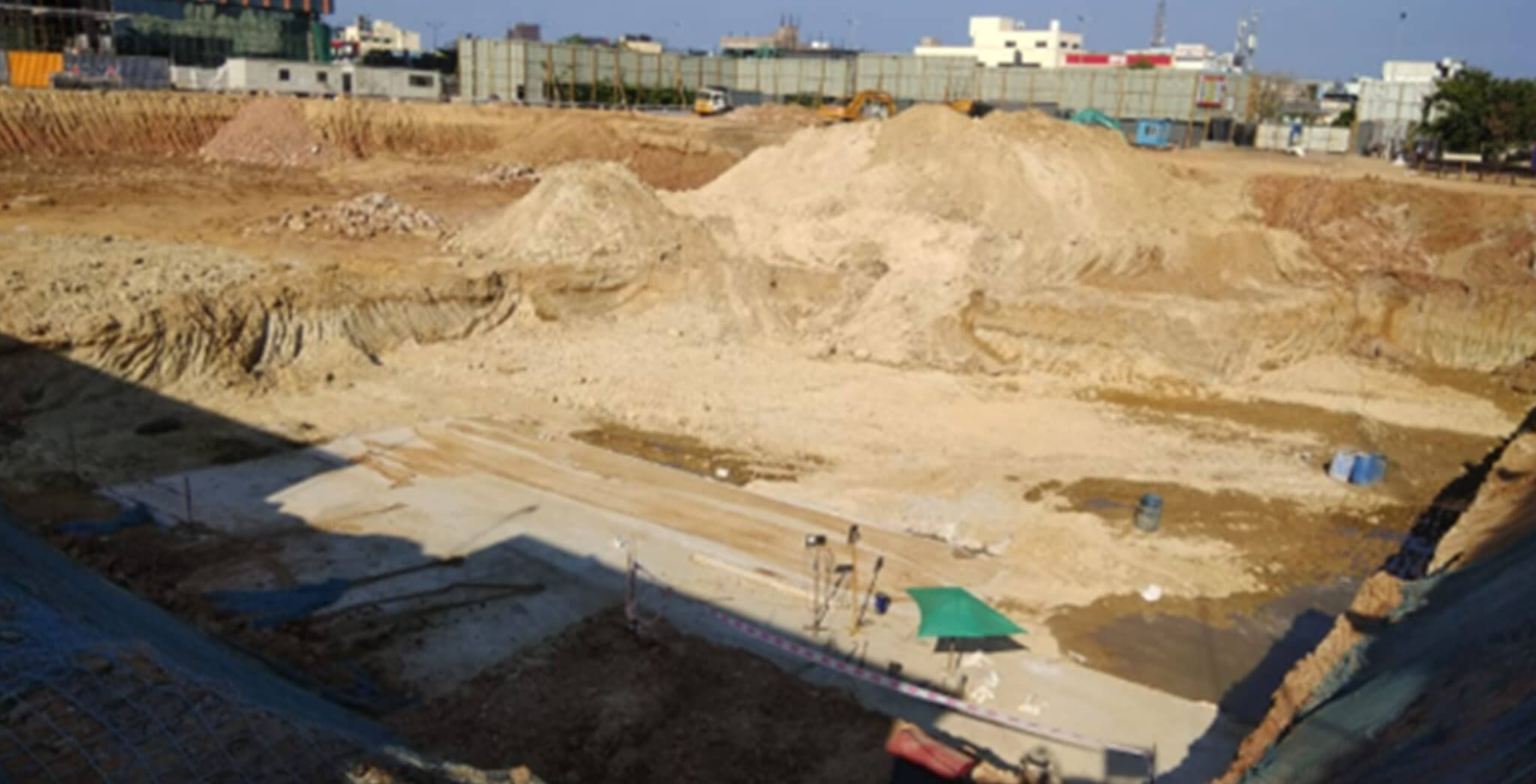 Apr 2020 - Tower Astra: Excavation work completed