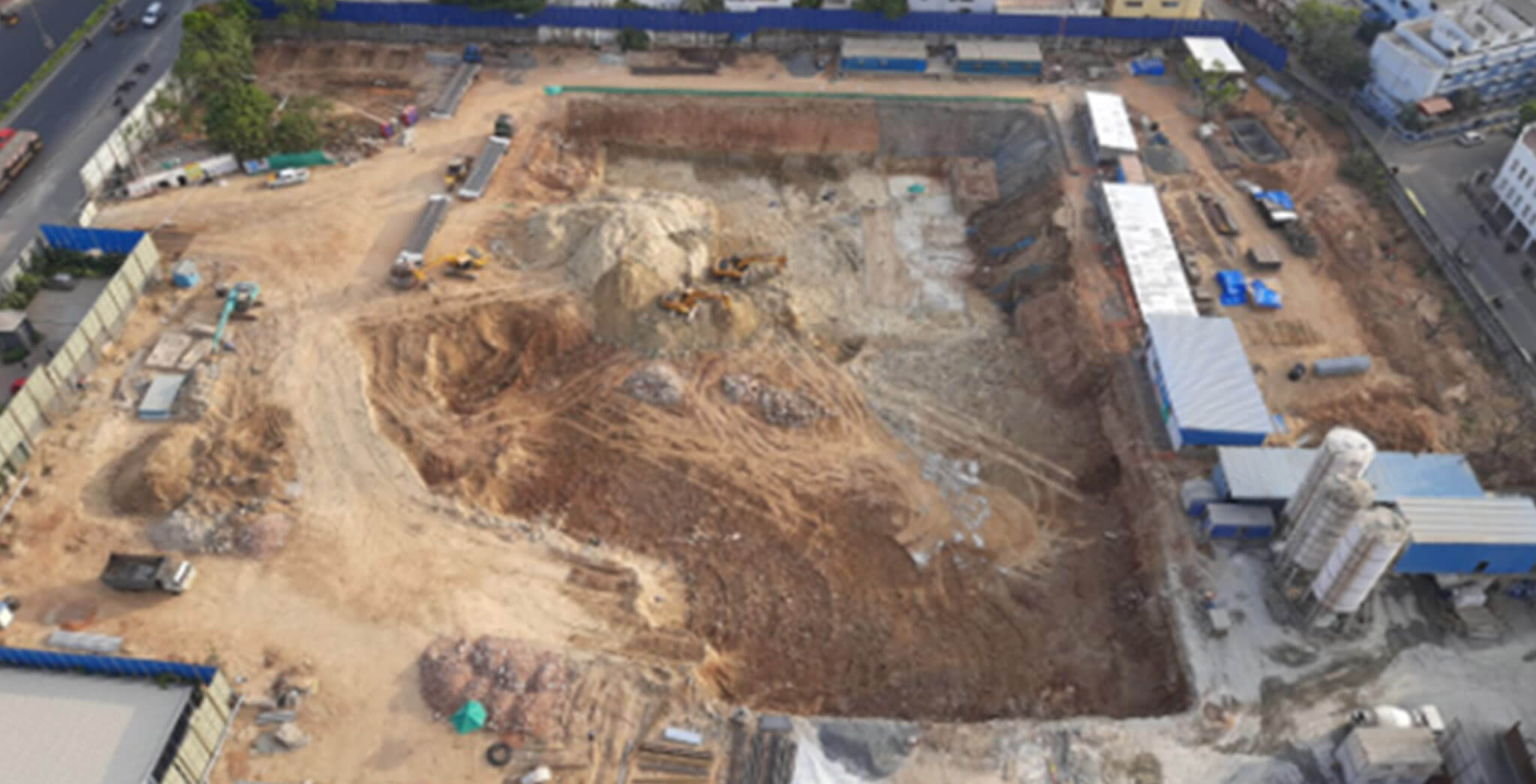 Mar 2020 - Clubhouse Tower: Excavation under progress (40,800 Cum completed till now)