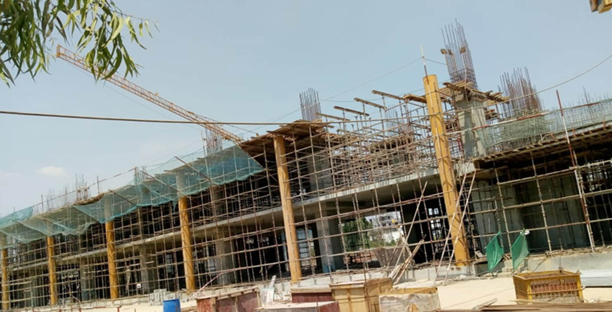 Mar 2020 - Eden—Tower D: Second floor slab 50% completed