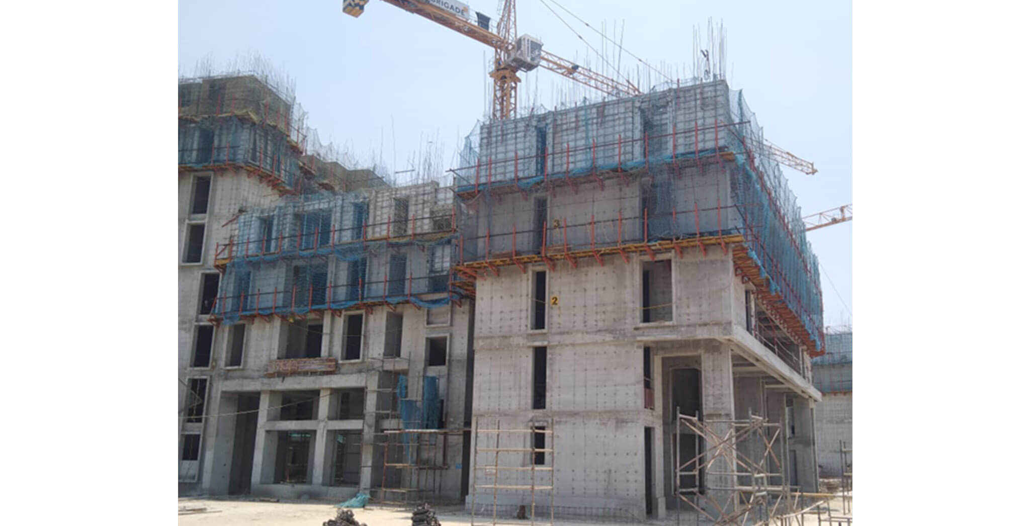Mar 2020 - Serene—Tower B: 4th floor slab completed & 5th floor slab work-in-progress