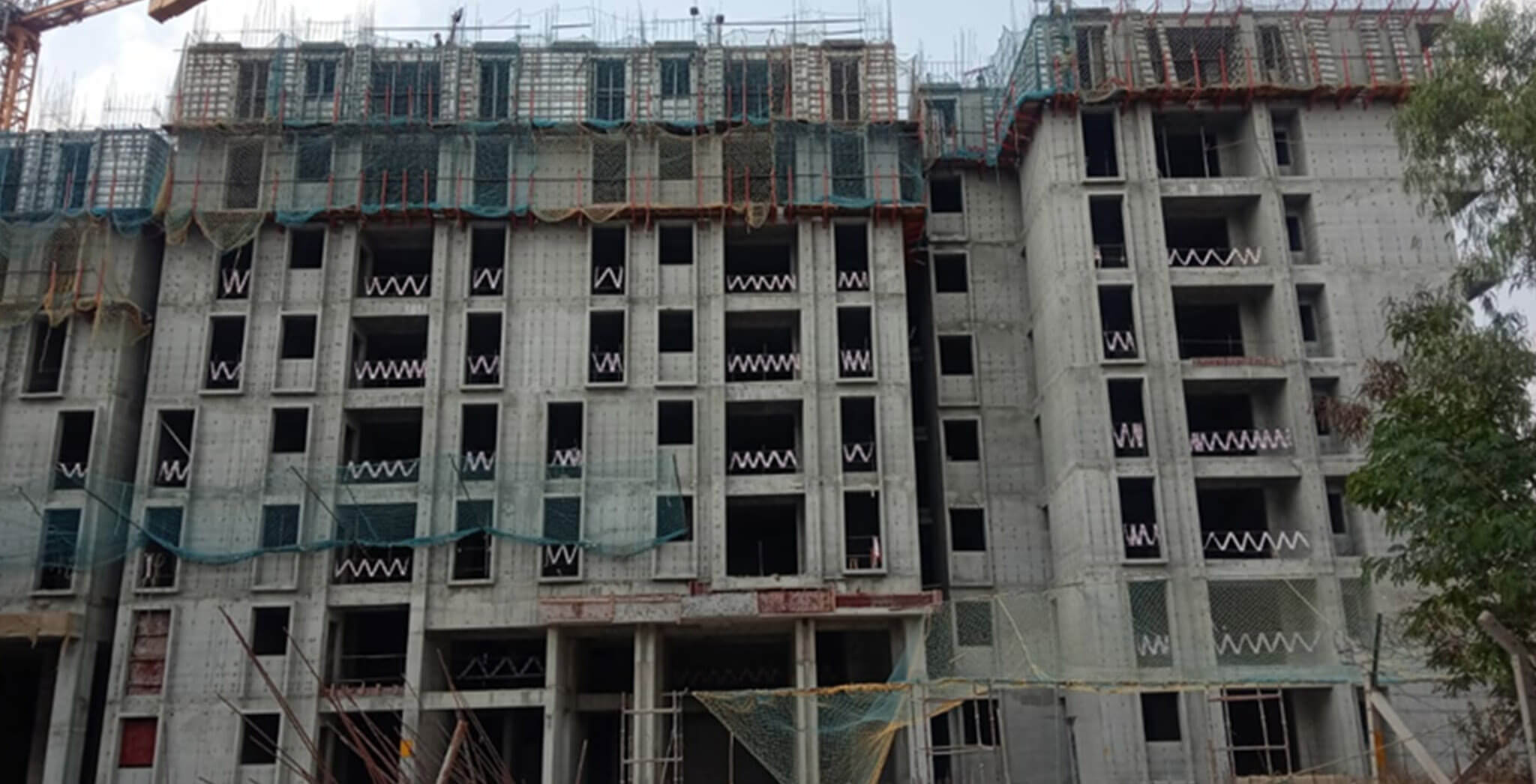 Mar 2020 - Serene—Tower F: 8th floor slab work-in-progress
