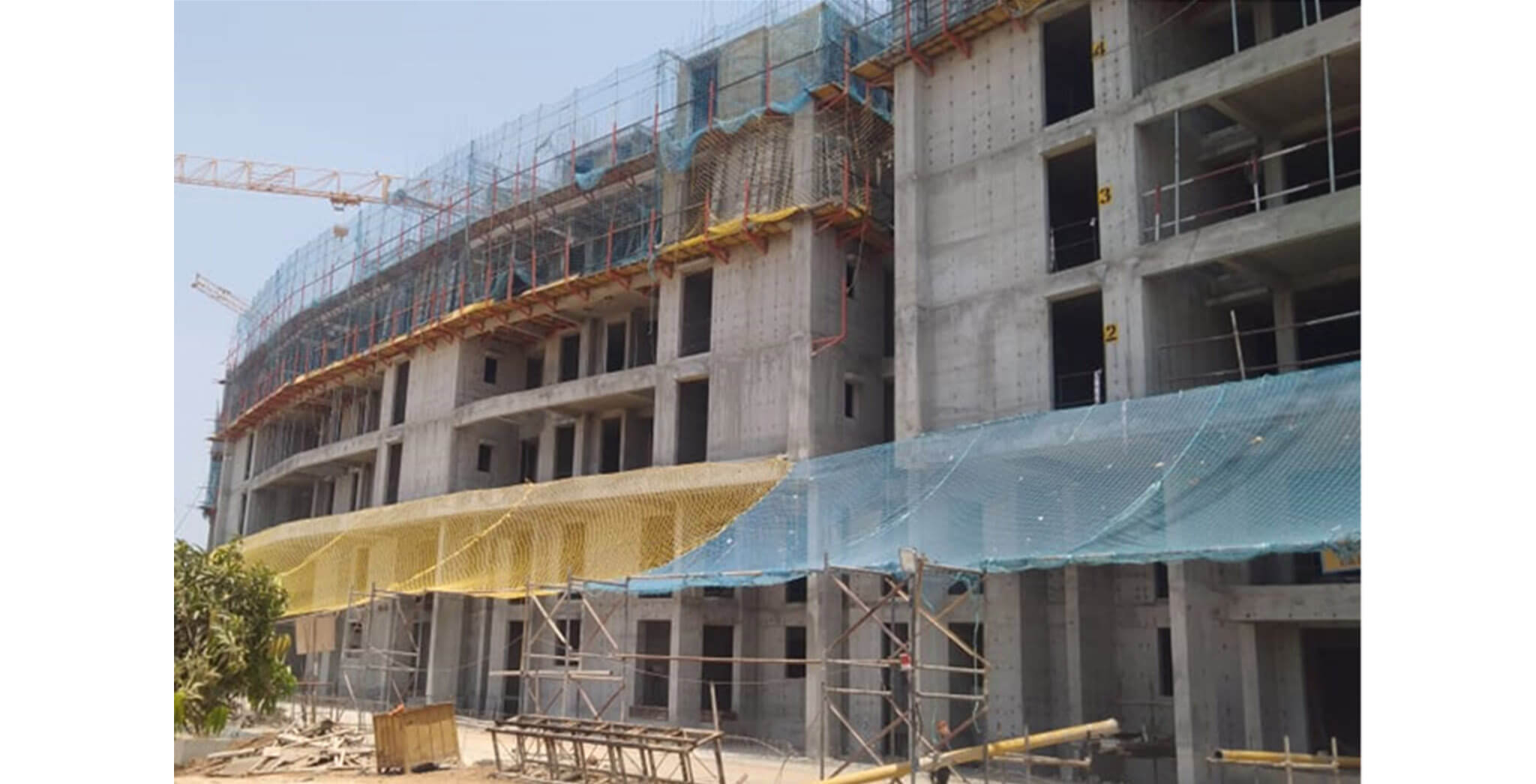 Mar 2020 - Serene—Towers C & E: 6th floor slab work-in-progress