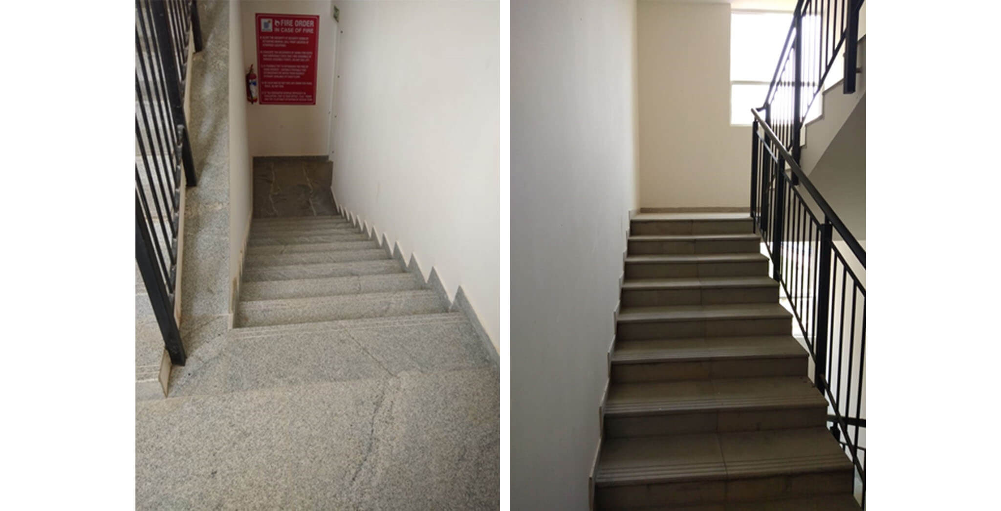 May 2020 - Deodar—A block: Staircase—Final coat painting in progress