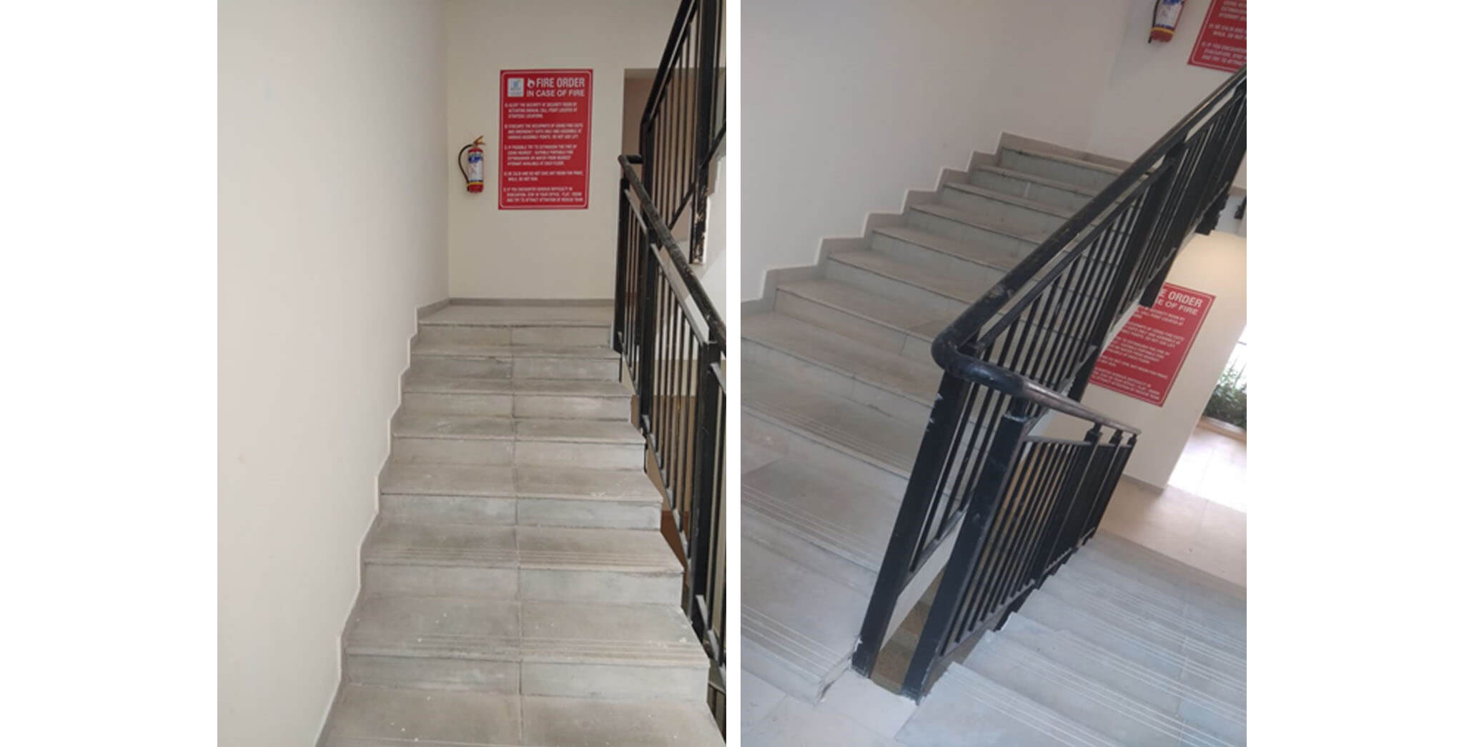 May 2020 - Deodar—B block: Staircase—Final coat painting in progress