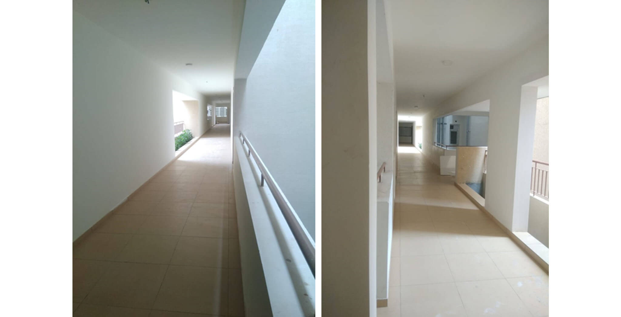 May 2020 - Deodar—E block: Corridor–Final coat painting in progress
