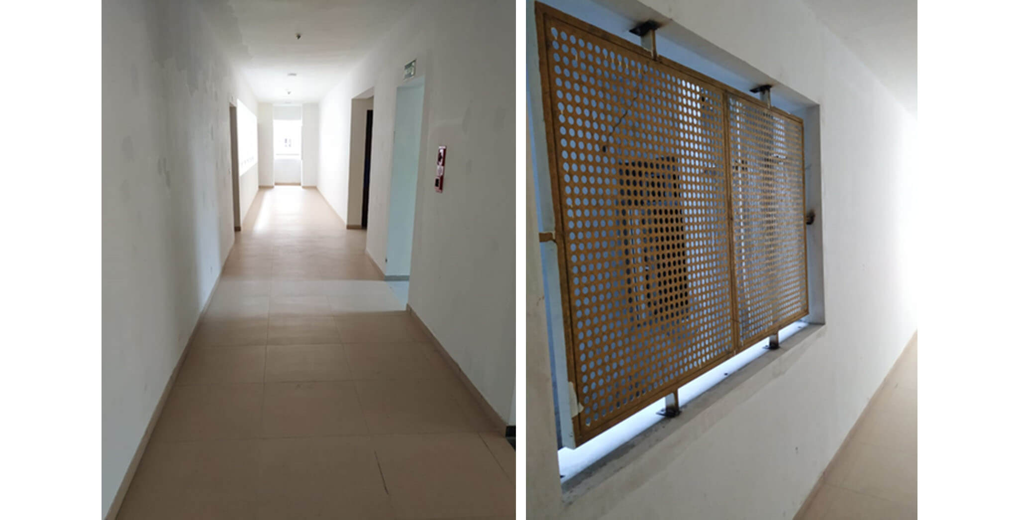 May 2020 - Deodar—F block: Corridor–Final coat painting in progress