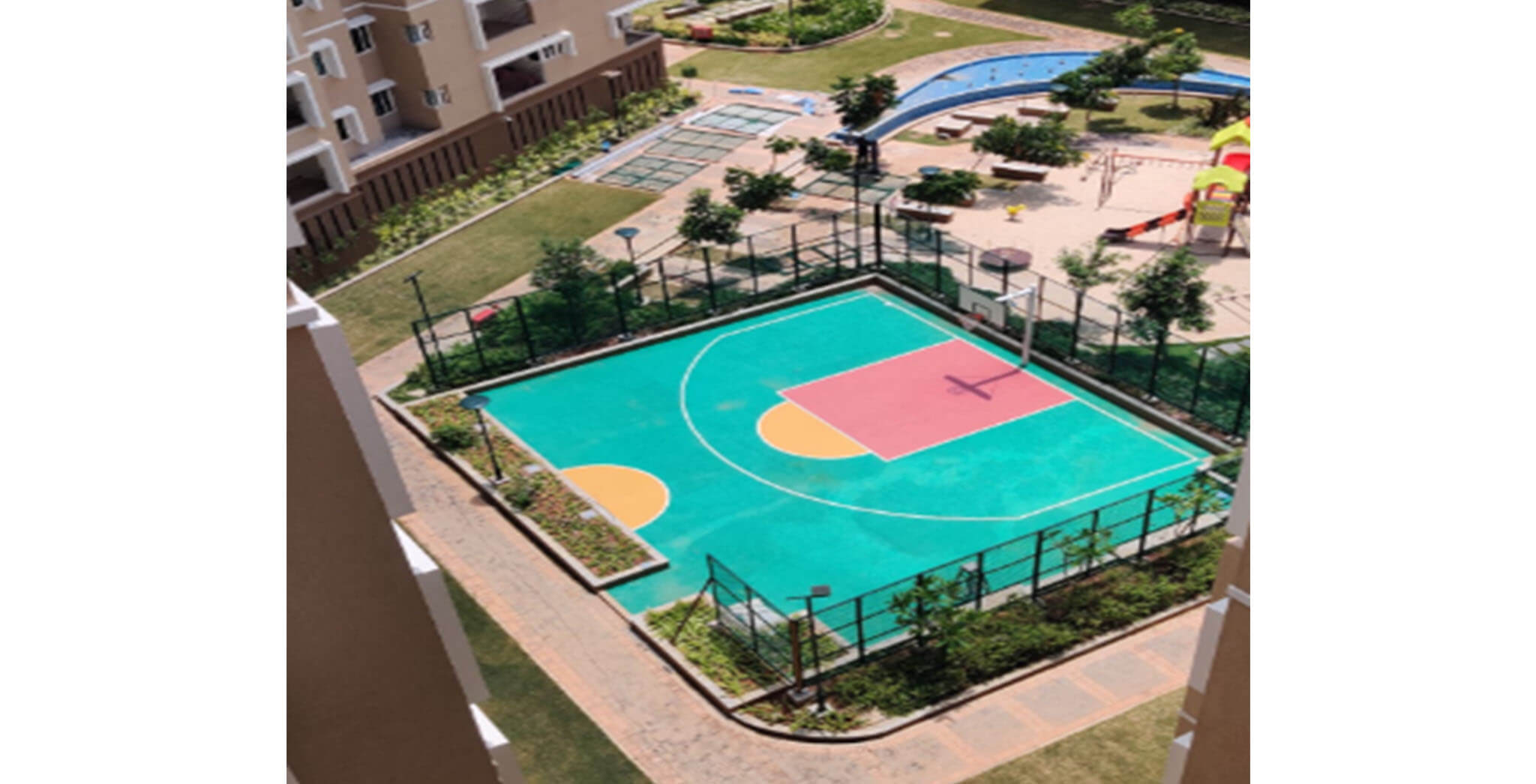 May 2020 - Deodar—Basketball Court works
