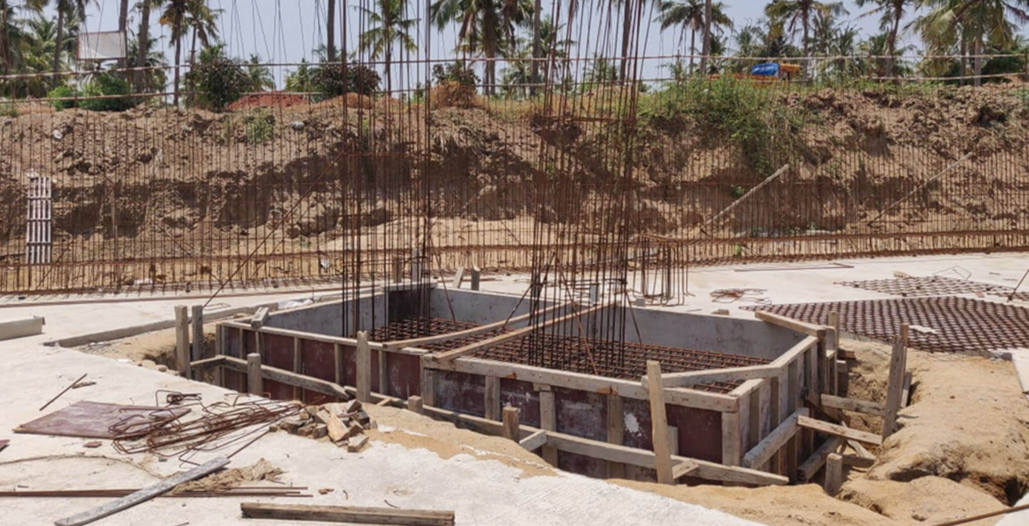 May 2020 - Foundation preparation for block H