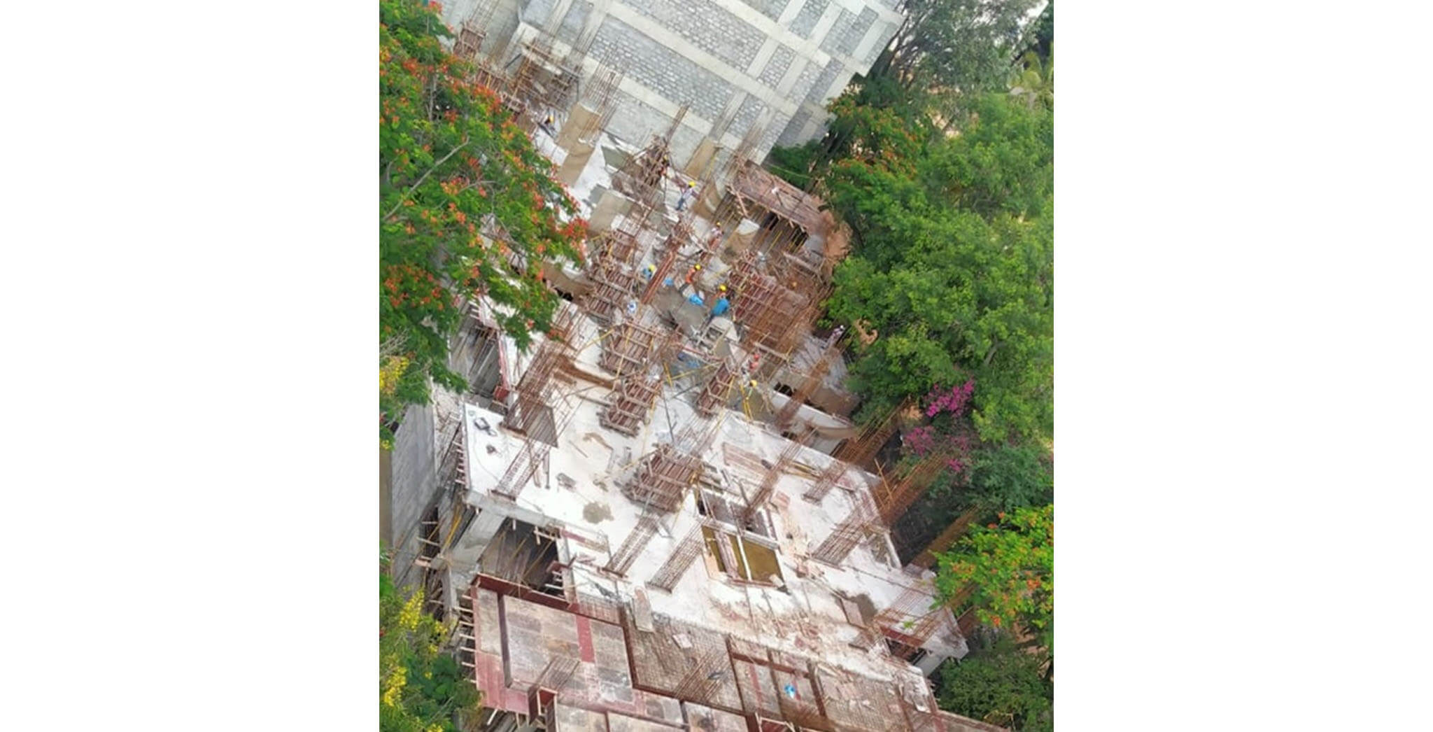 Jun 2020 - M Block: 1st to 2nd floor column work-in-progress.