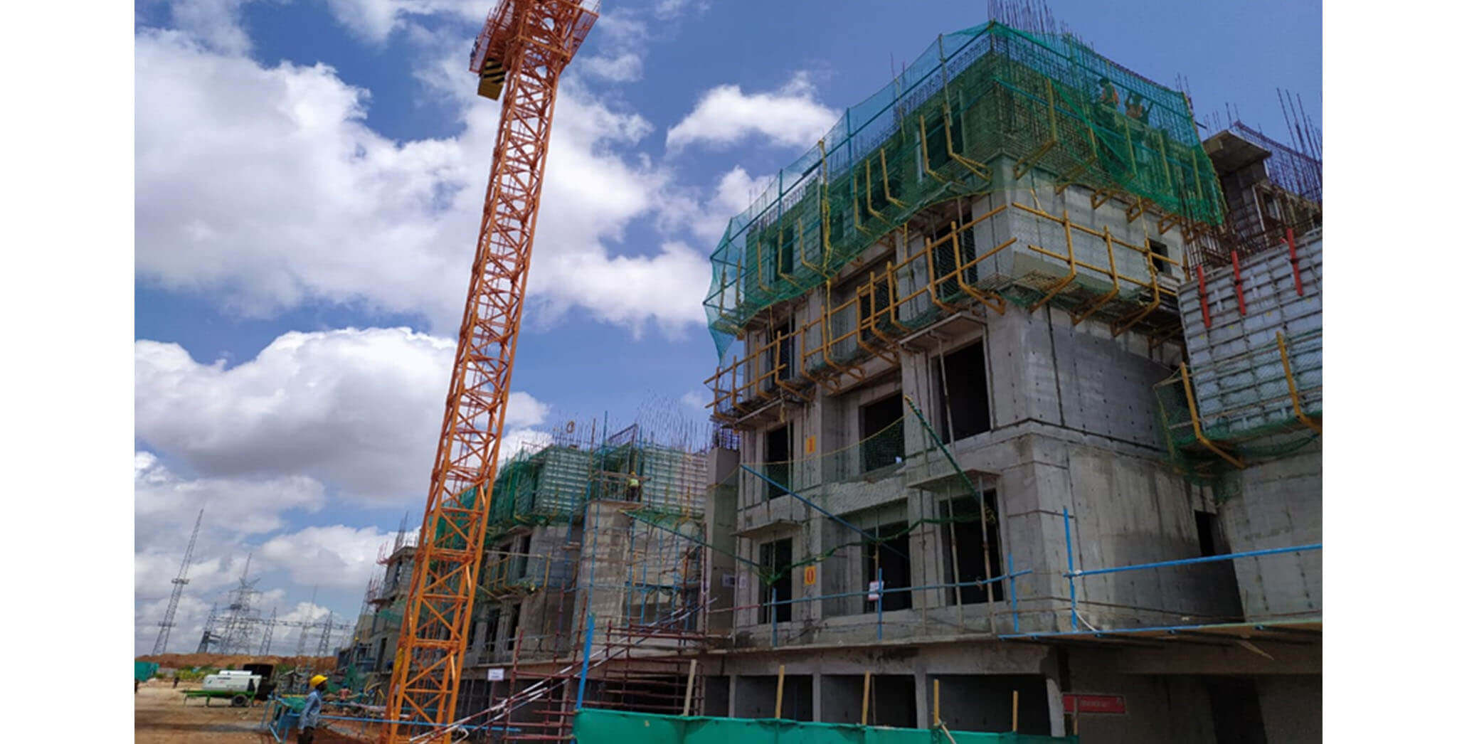 Jun 2020 - Gallium Block: Ground, first, second and third floor elevation-south side