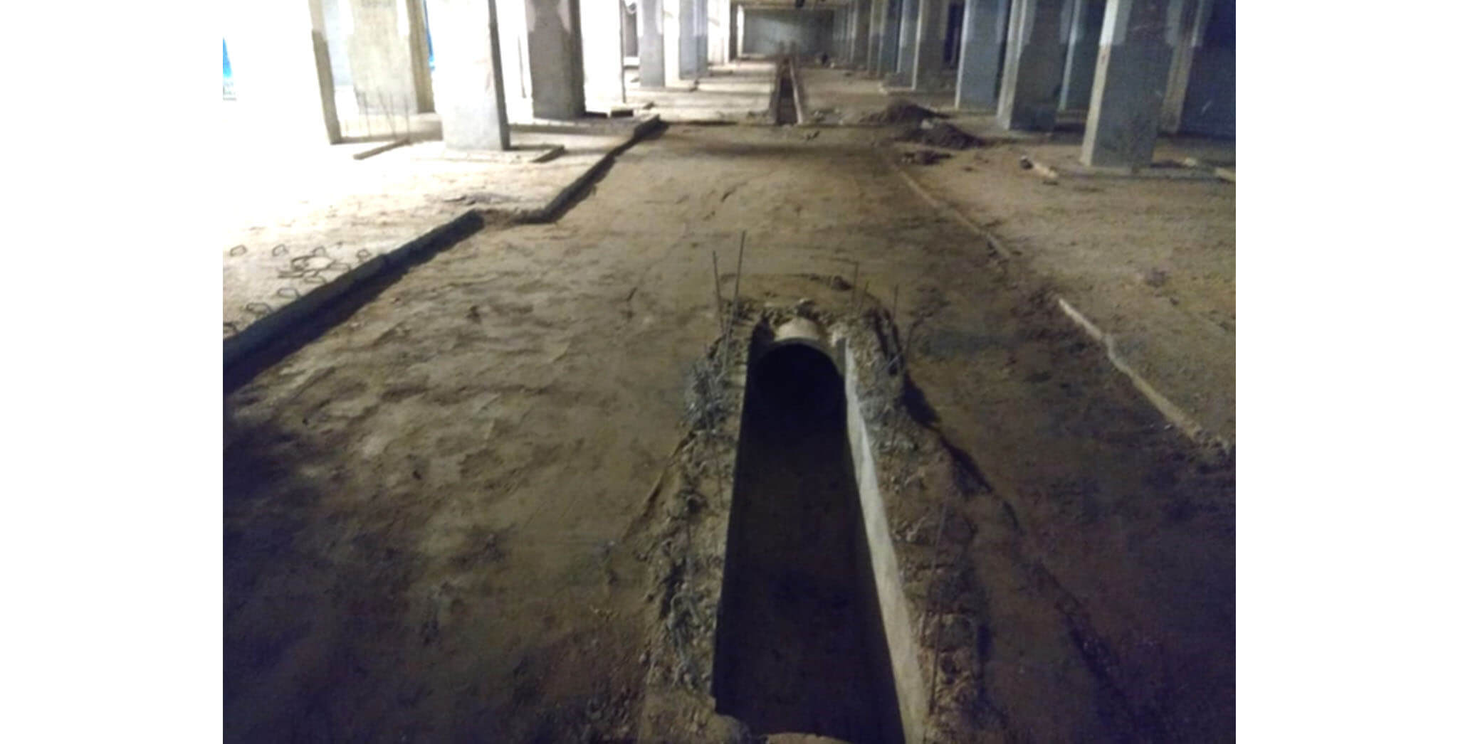 Jul 2020 - Lower Basement Drain work-in-progress