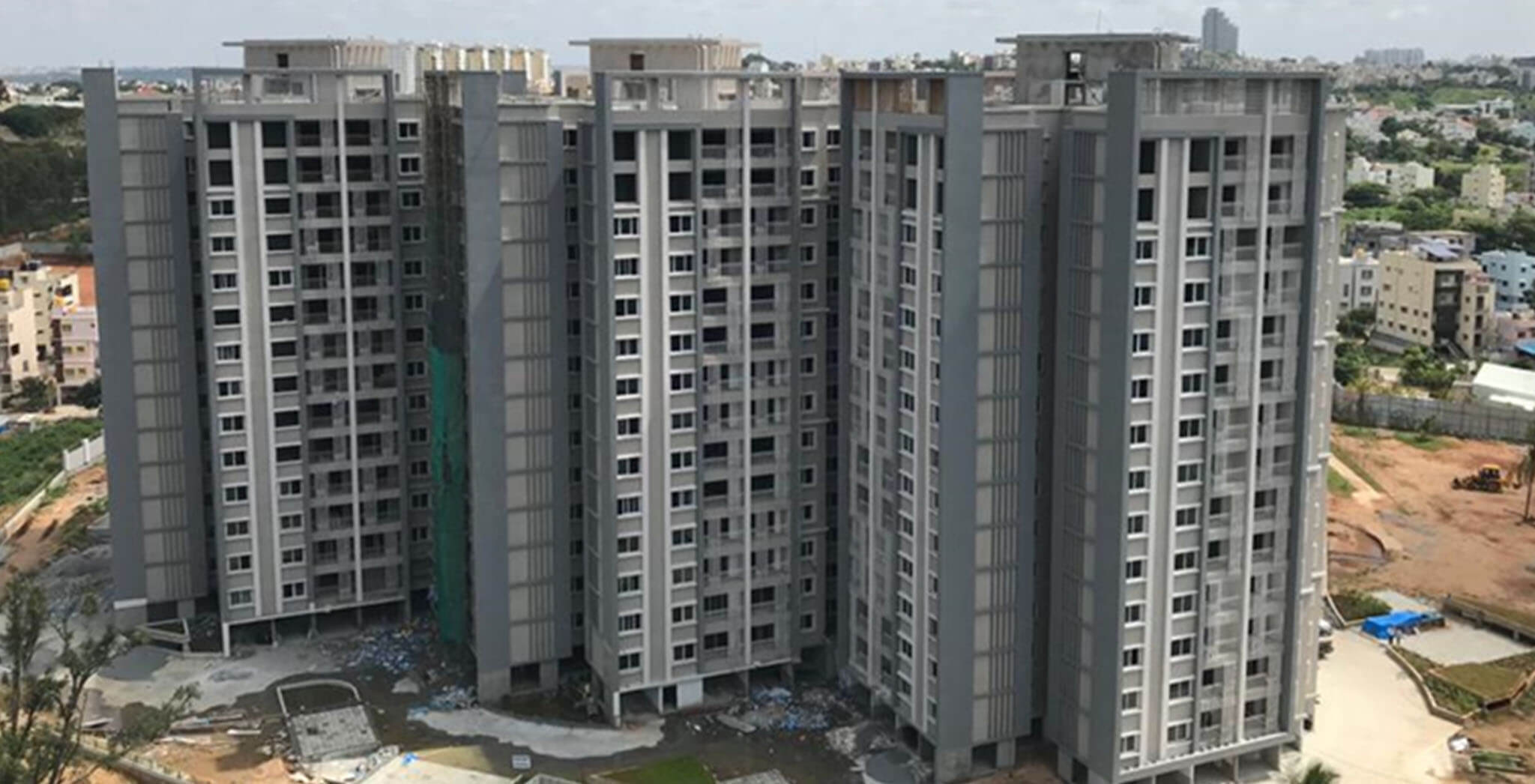 Jul 2020 - Towers B, C & D: External painting completed; Common area and flat finishing work-in-progress