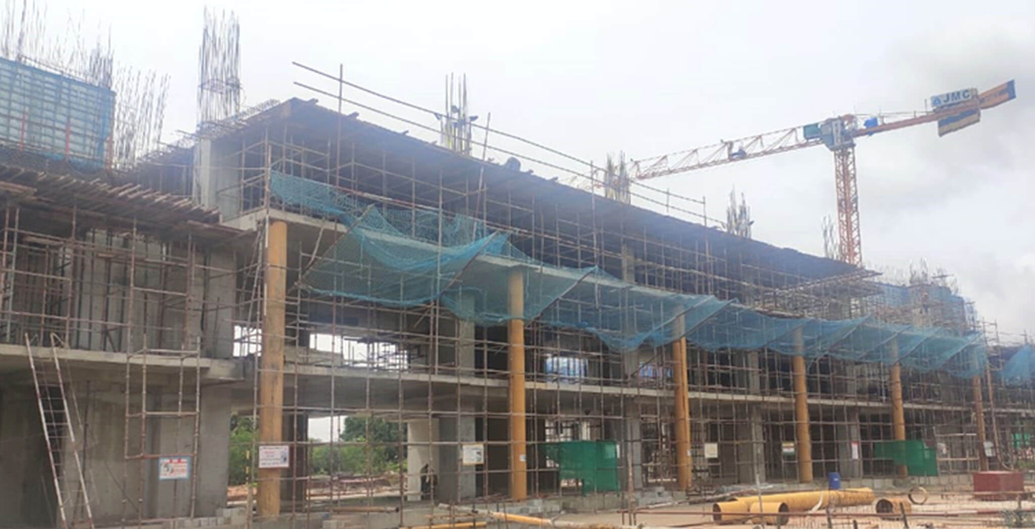 Jul 2020 - Eden: Tower D—3rd floor slab work under progress.