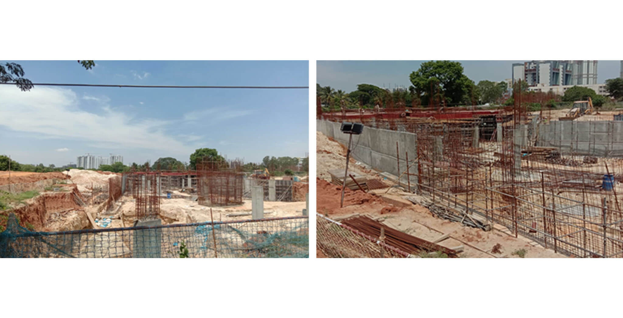Jul 2020 - Oasis Club House: Basement structure work under progress