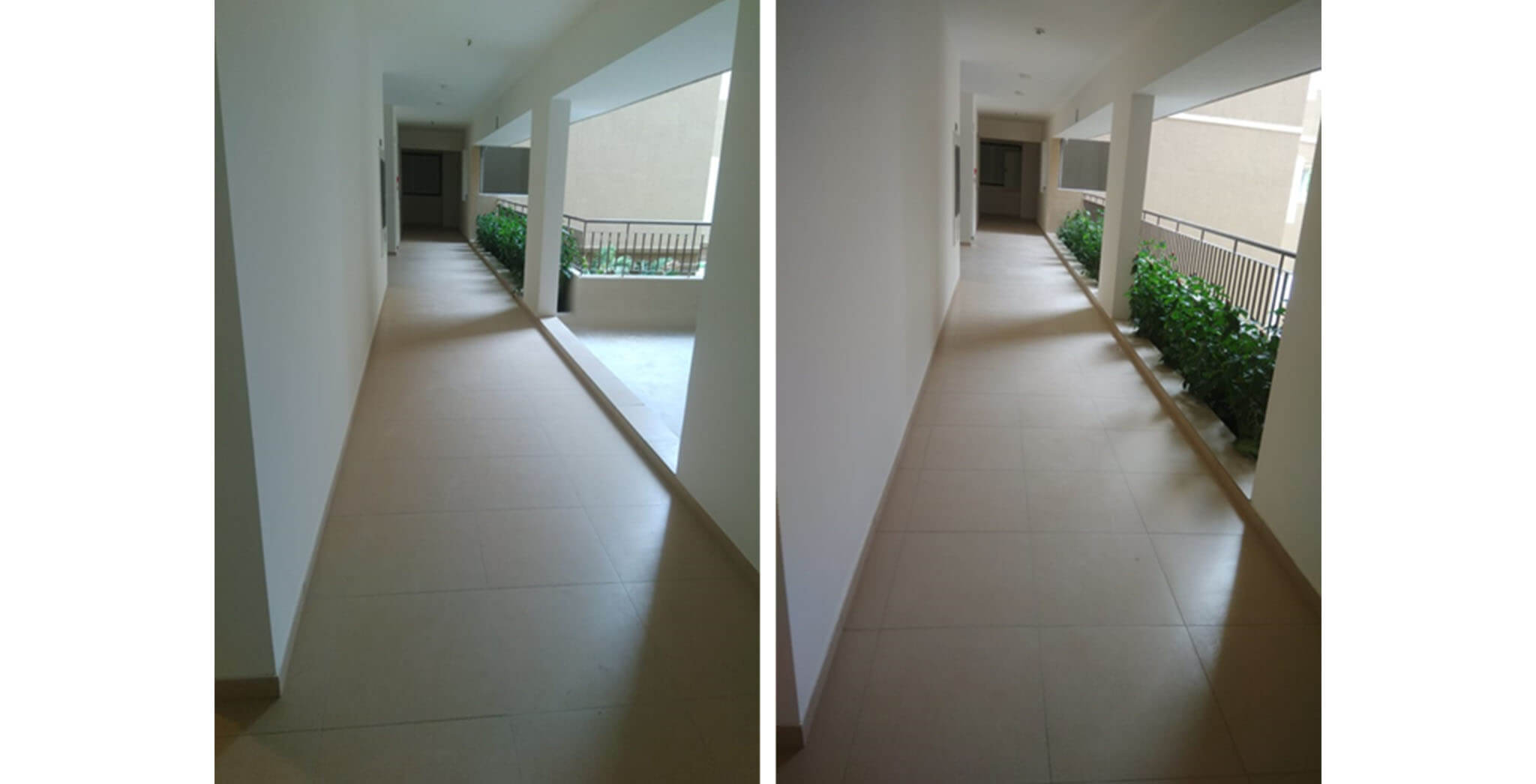 Jul 2020 - Deodar—Block B: Corridor—Final coat of paint completed